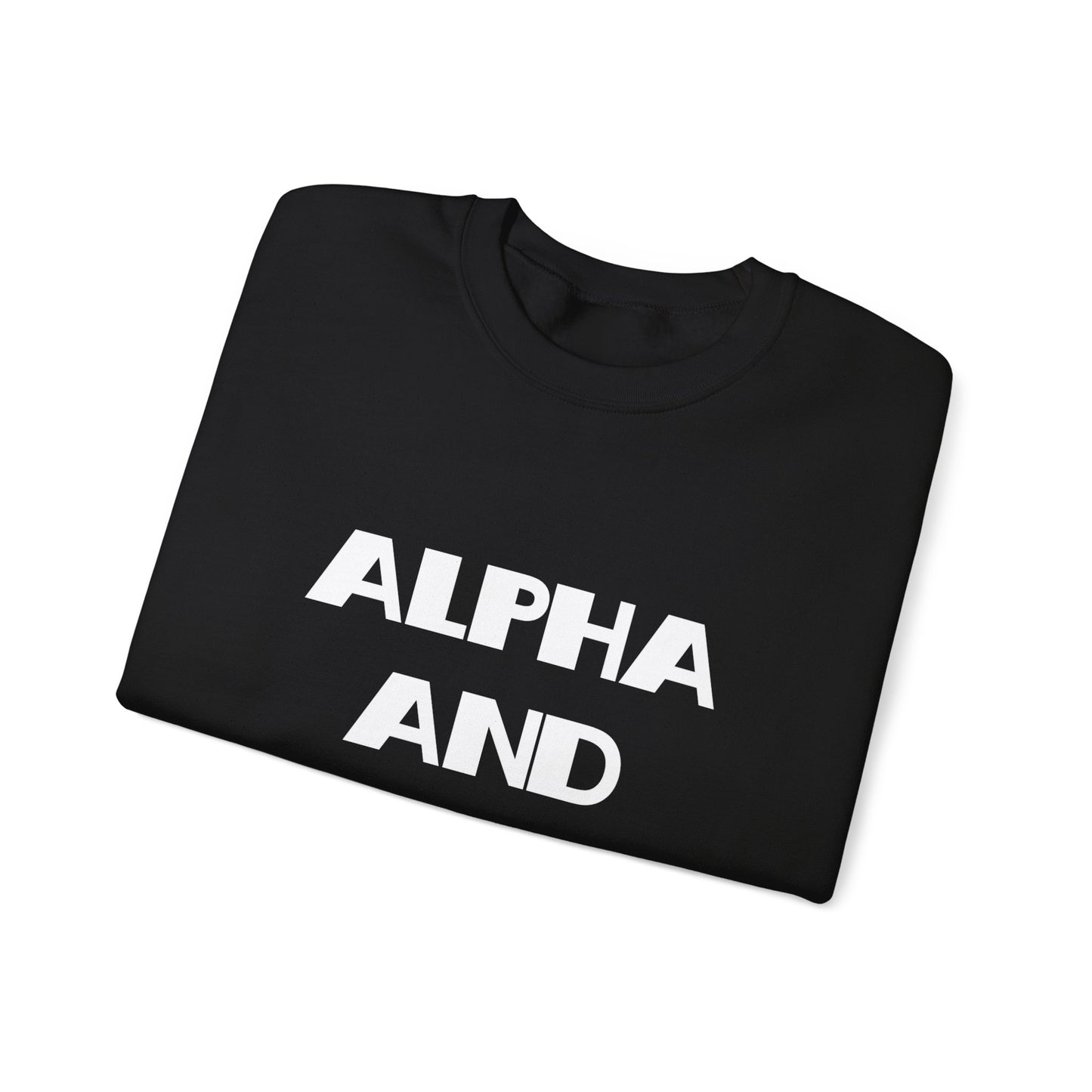 Alpha and Omega Christian Sweatshirt - Christian Gifts, Trendy Christian Apparel, Christian Clothing