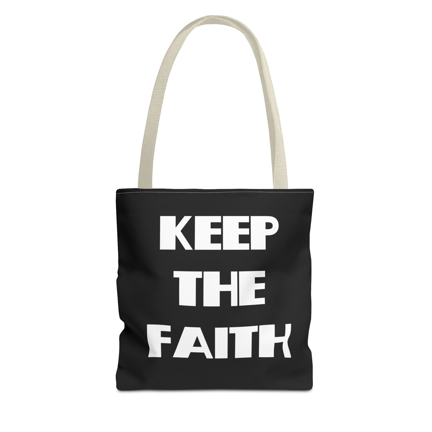 Keep The Faith & Stay Fly Christian Tote Bag, Christian Gifts, Christian Back To School Gifts, Trendy Christian Apparel