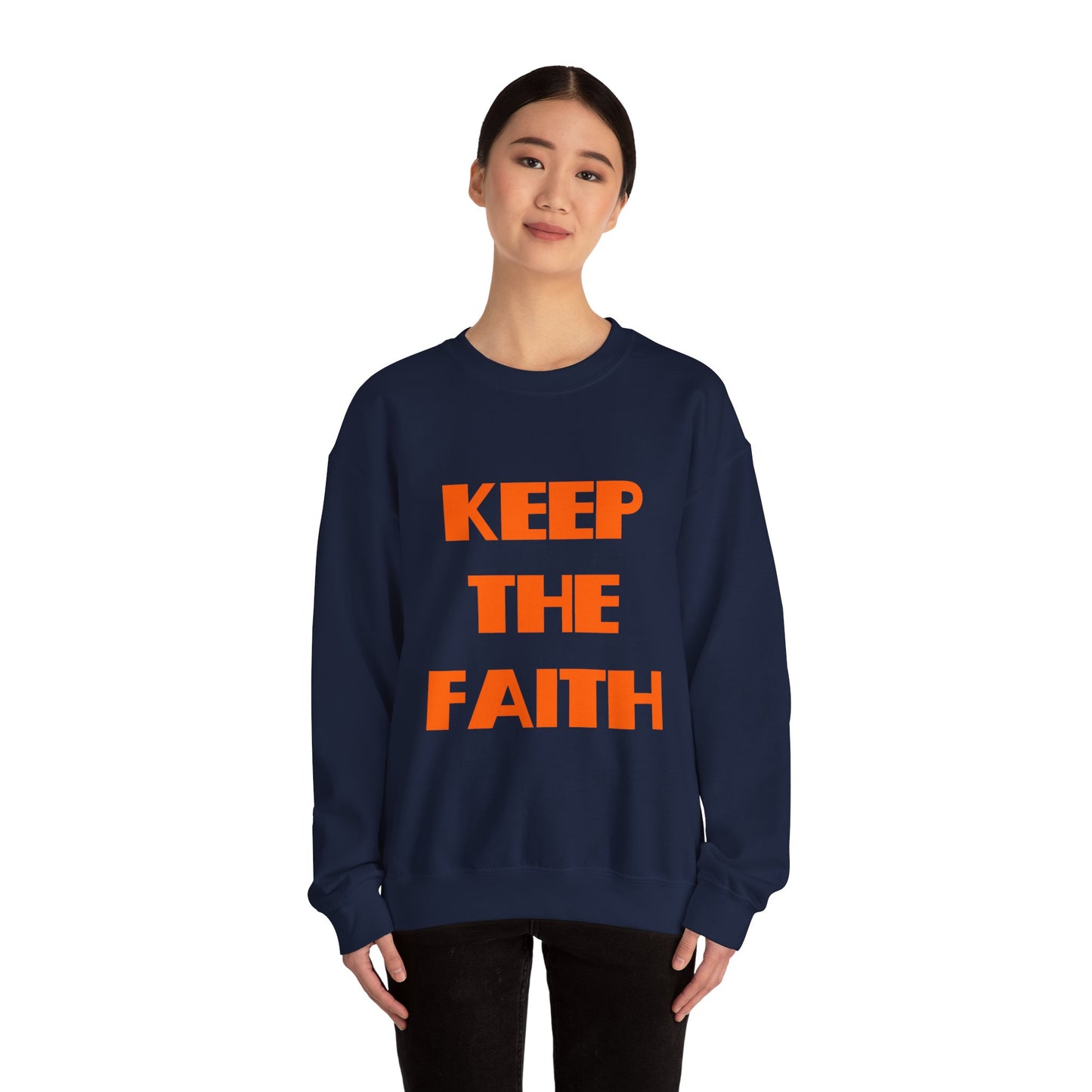 Keep The Faith (NYC Edition) Christian Sweatshirt, Christian Gifts, Christian Back To School Gifts, Trendy Christian Apparel