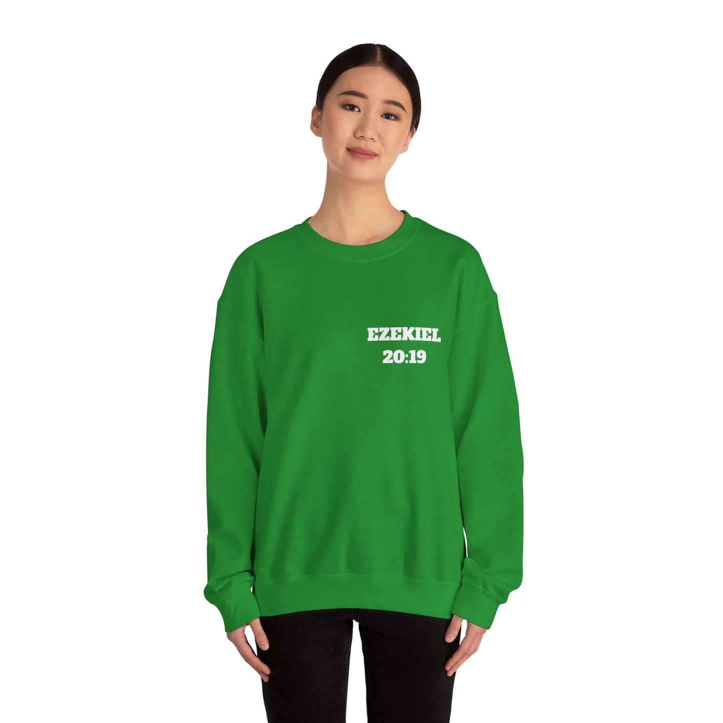 Ezekiel 20:19 Christian Sweatshirt, Christian Gifts, Christian Back To School Gifts, Church Outfits