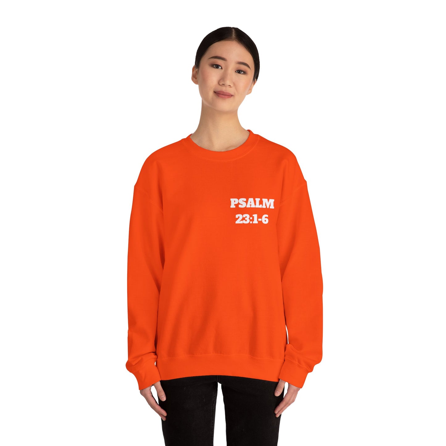 Psalms 23:16 Christian Sweatshirt, Christian Gifts, Christian Back To School Gifts, Trendy Christian Apparel