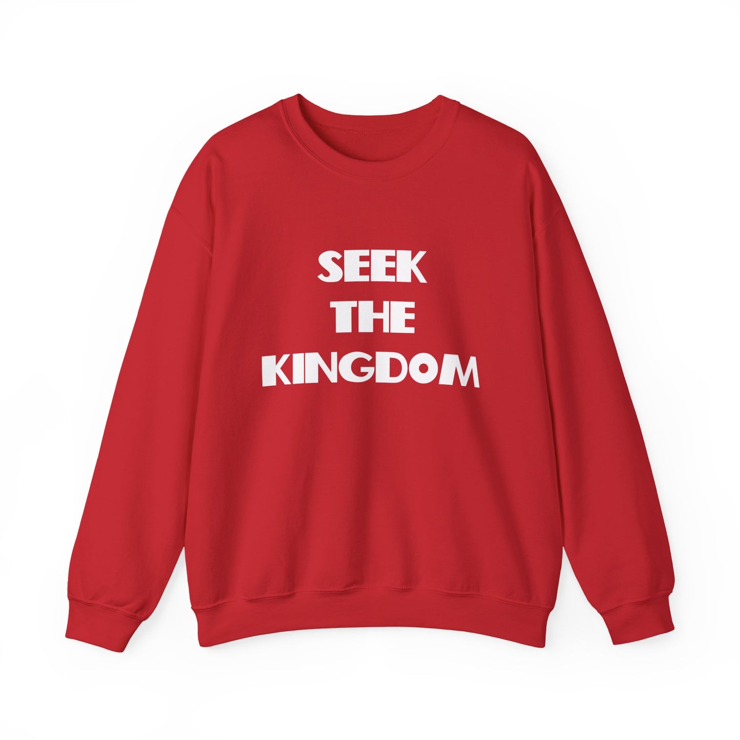 Seek The Kingdom Sweatshirt, Christian Gifts, Trendy Christian Apparel, Christian Christmas Gifts