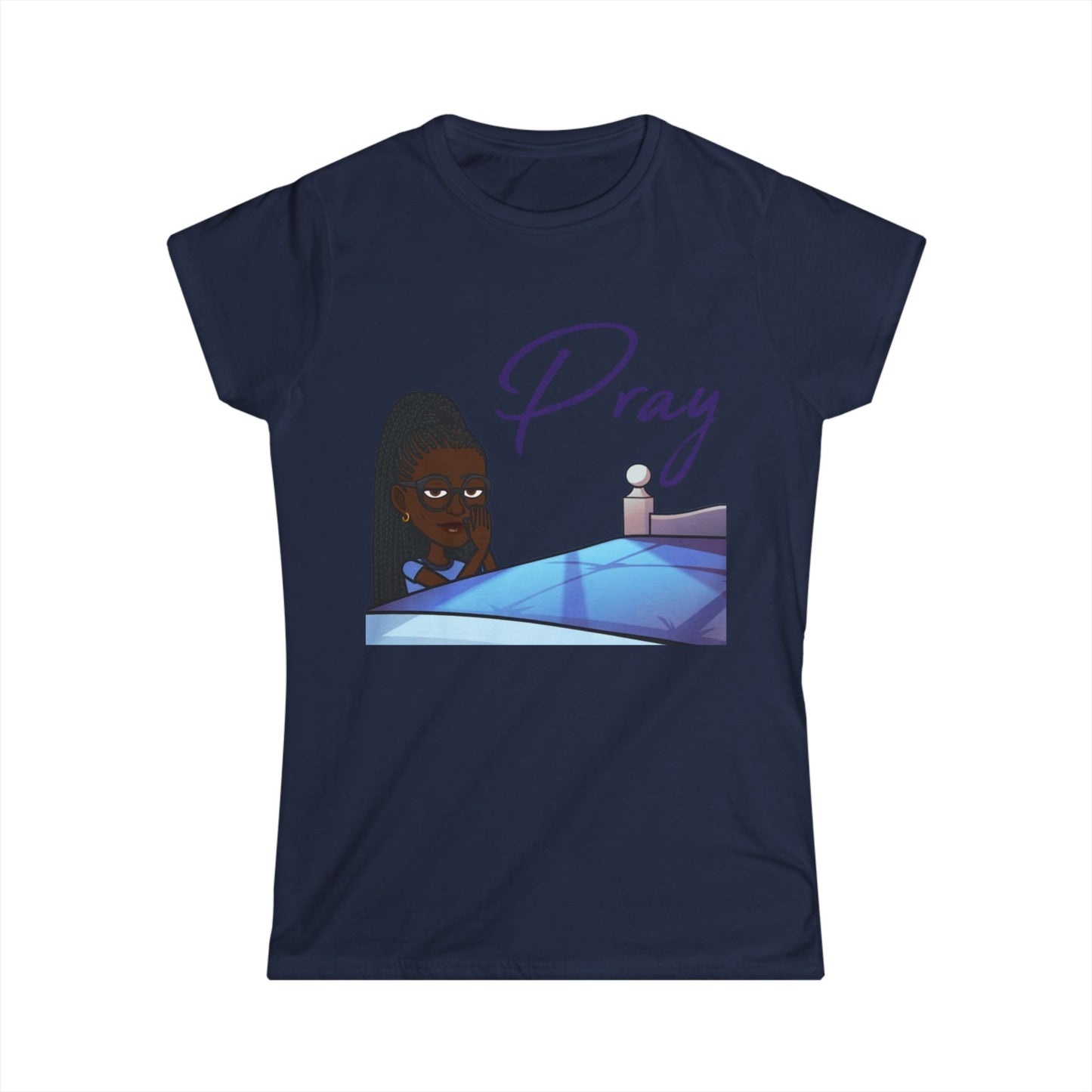 Praying Bitmoji Christian Women's TShirt, Women's Easter TShirt, Easter Gifts, Women's Easter Gifts, Christian Women's Clothing, Pray TShirt