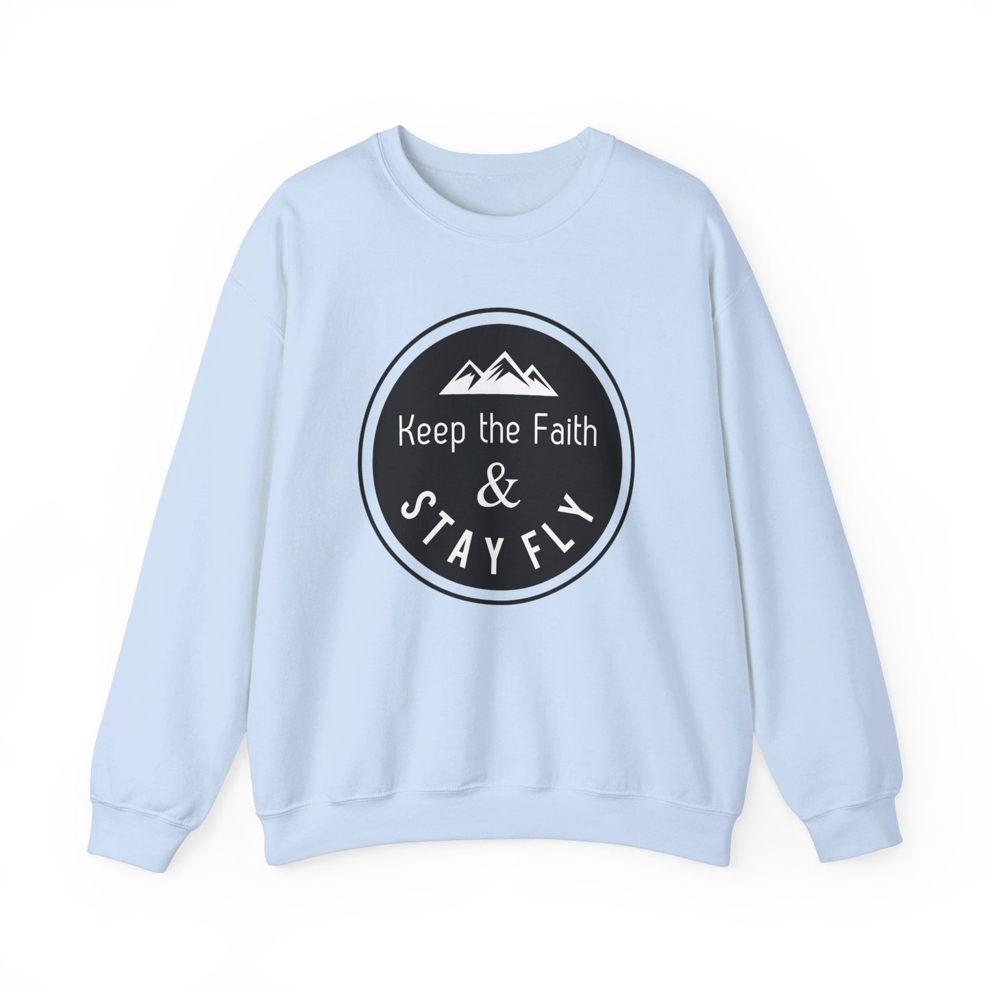 Keep The Faith & Stay Fly Christian Clothing, Christian Shirts, Christian Sweatshirt, Christian Hoodie, Top Religious Shirts, Bible Shirts
