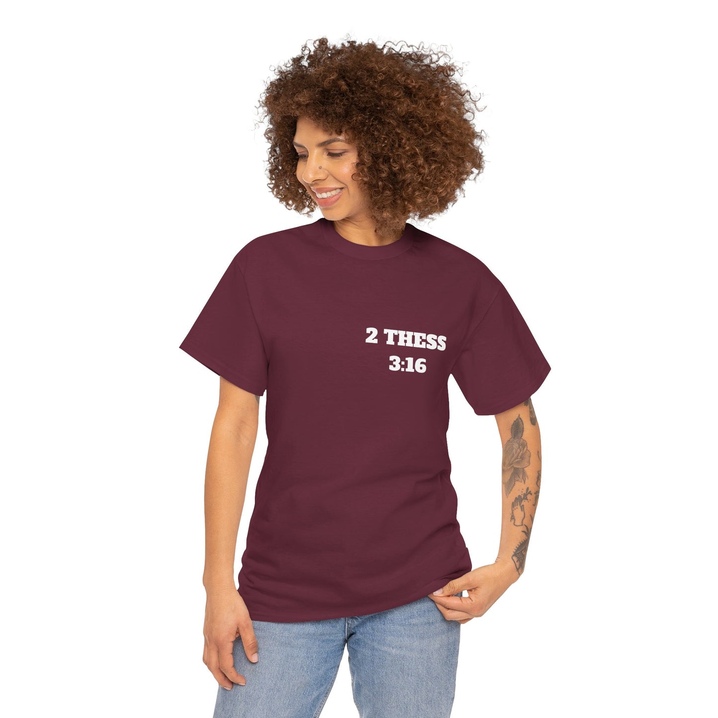 Copy of 2 Thessalonians 3:16 Bible Verse Shirt, Faith Based Clothing, Church Shirts, Christian Apparel, Trendy Christian Clothing