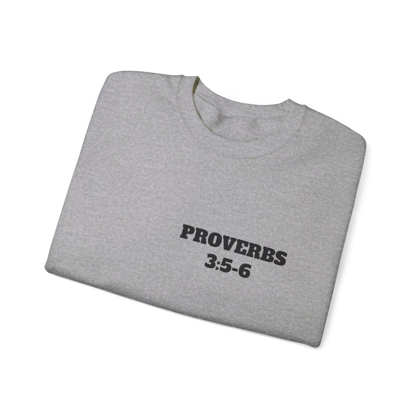 Proverbs 3:5-6 - Christian Clothing, Christian Shirts, Christian Sweatshirt, Christian Hoodie, Top Religious Shirts, Easter, Bible Shirts