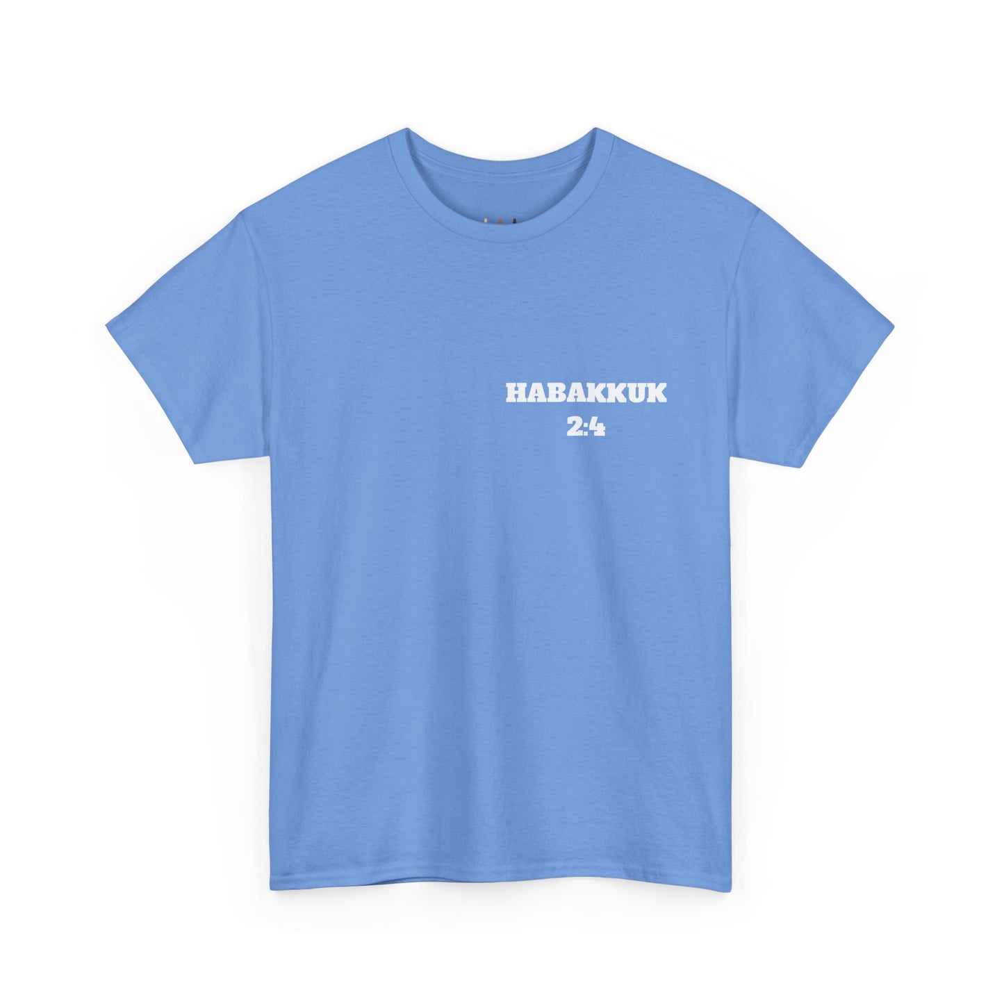 Habakkuk 2:4 Christian T-Shirt, Christian Gifts, Christian Back To School Gifts, Trendy Christian Apparel