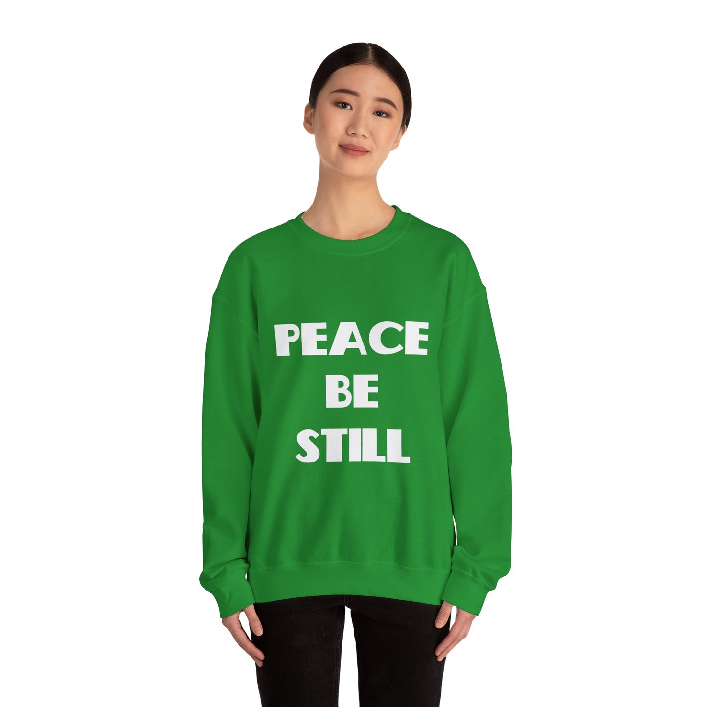 Peace Be Still Christian Sweatshirt, Christian Gifts, Christian Back To School Gifts, Trendy Christian Apparel