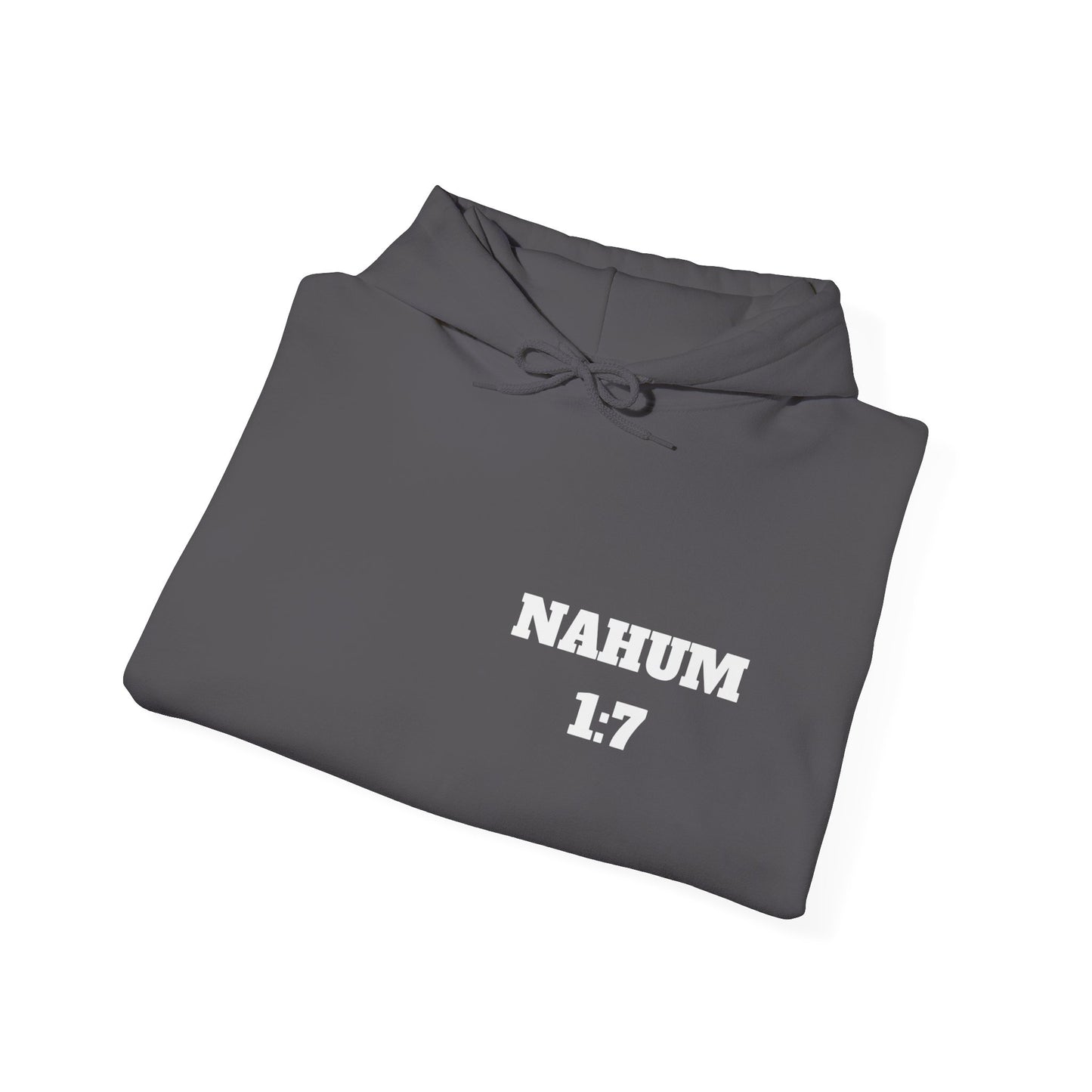 Nahum 1:7 Bible Christian Hoodie, Christian Gifts, Christian Back To School Gifts, Trendy Christian Apparel