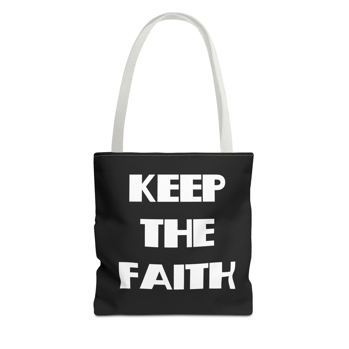 Keep The Faith & Stay Fly Christian Tote Bag, Christian Gifts, Christian Back To School Gifts, Trendy Christian Apparel