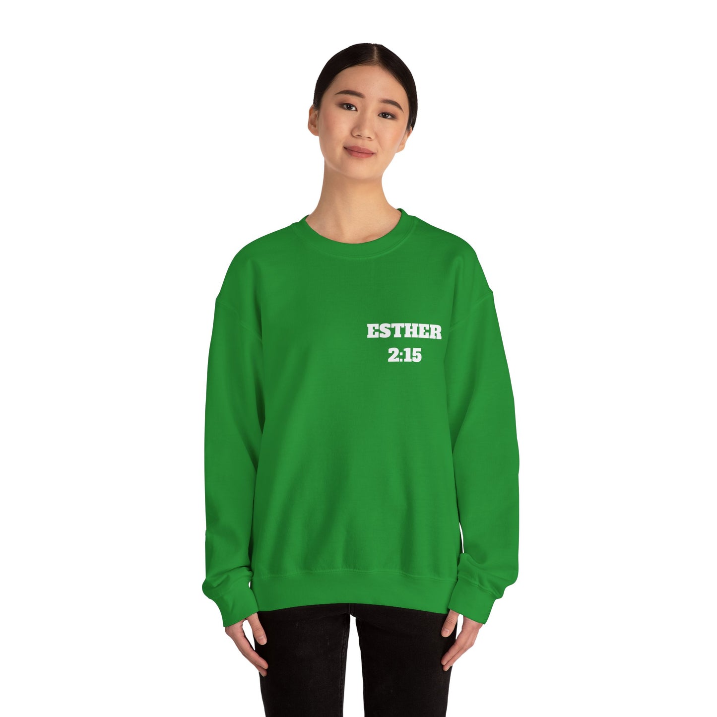 Esther 2:15 Christian Sweatshirt, Christian Gifts, Christian Back To School Gifts, Church Outfits