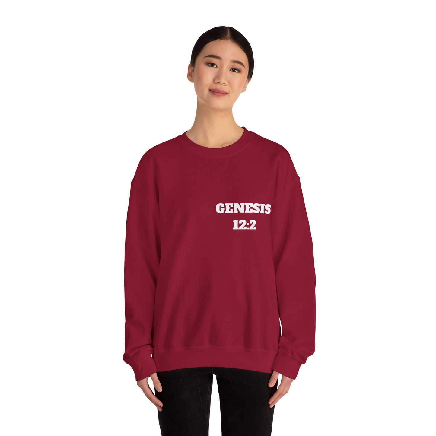 Genesis 12:2 Christian Sweatshirt, Christian Gifts, Christian Back To School Gifts, Trendy Christian Apparel