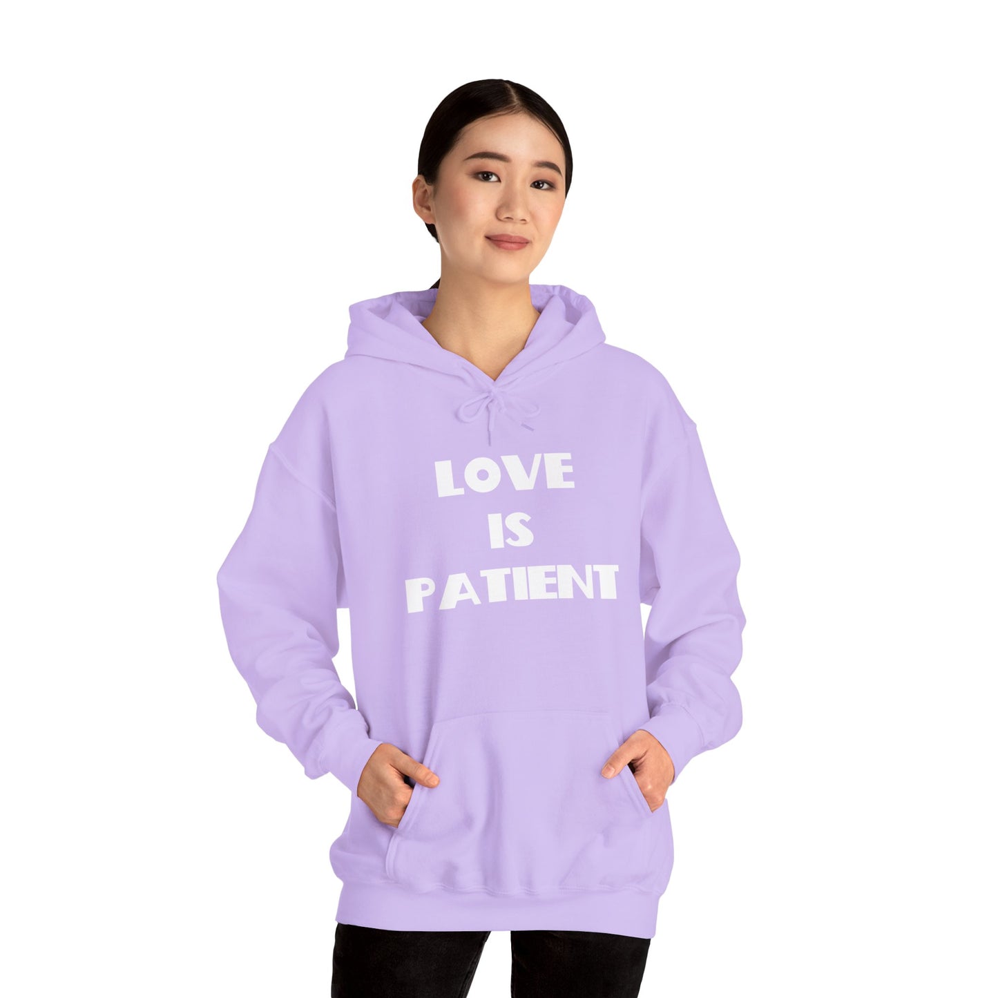 Love is Patient Christian Hoodie, Christian Gifts, Christian Back To School Gifts, Trendy Christian Apparel