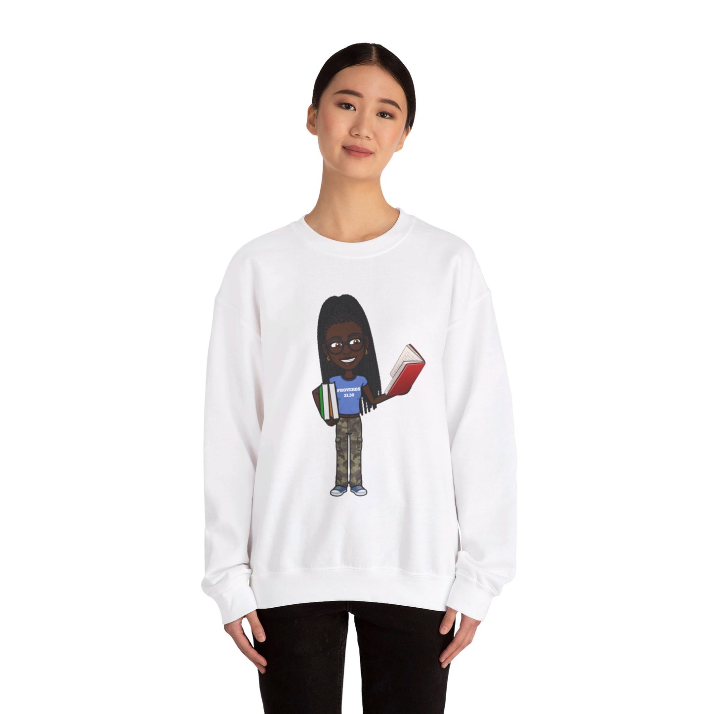 Proverbs 31 Bitmoji Character Sweatshirt