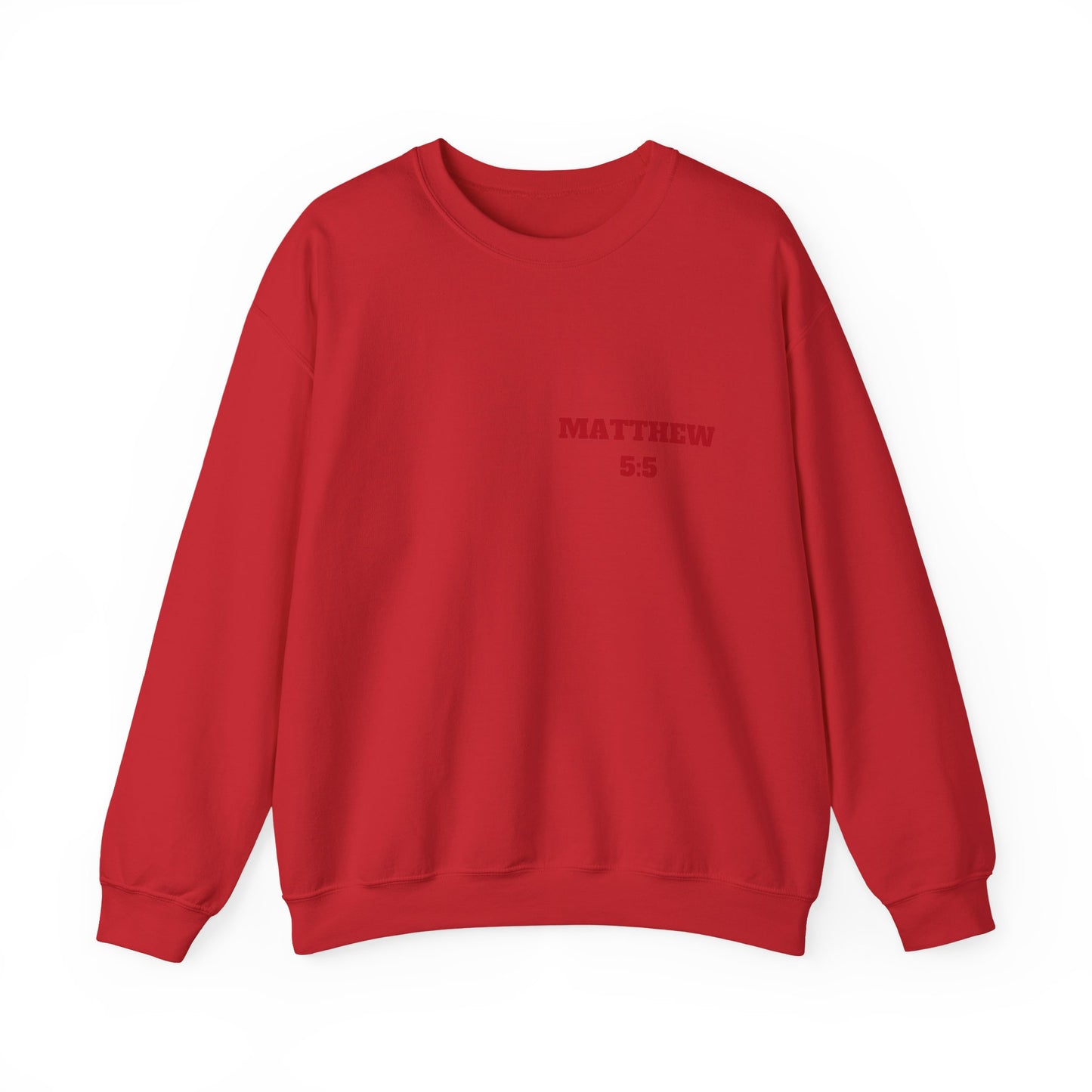 Matthew 5:5 Christian Sweatshirt, Christian Tee Shirts, Faith T-Shirts, Bible Verse T-Shirts, Christian Tees With Scripture