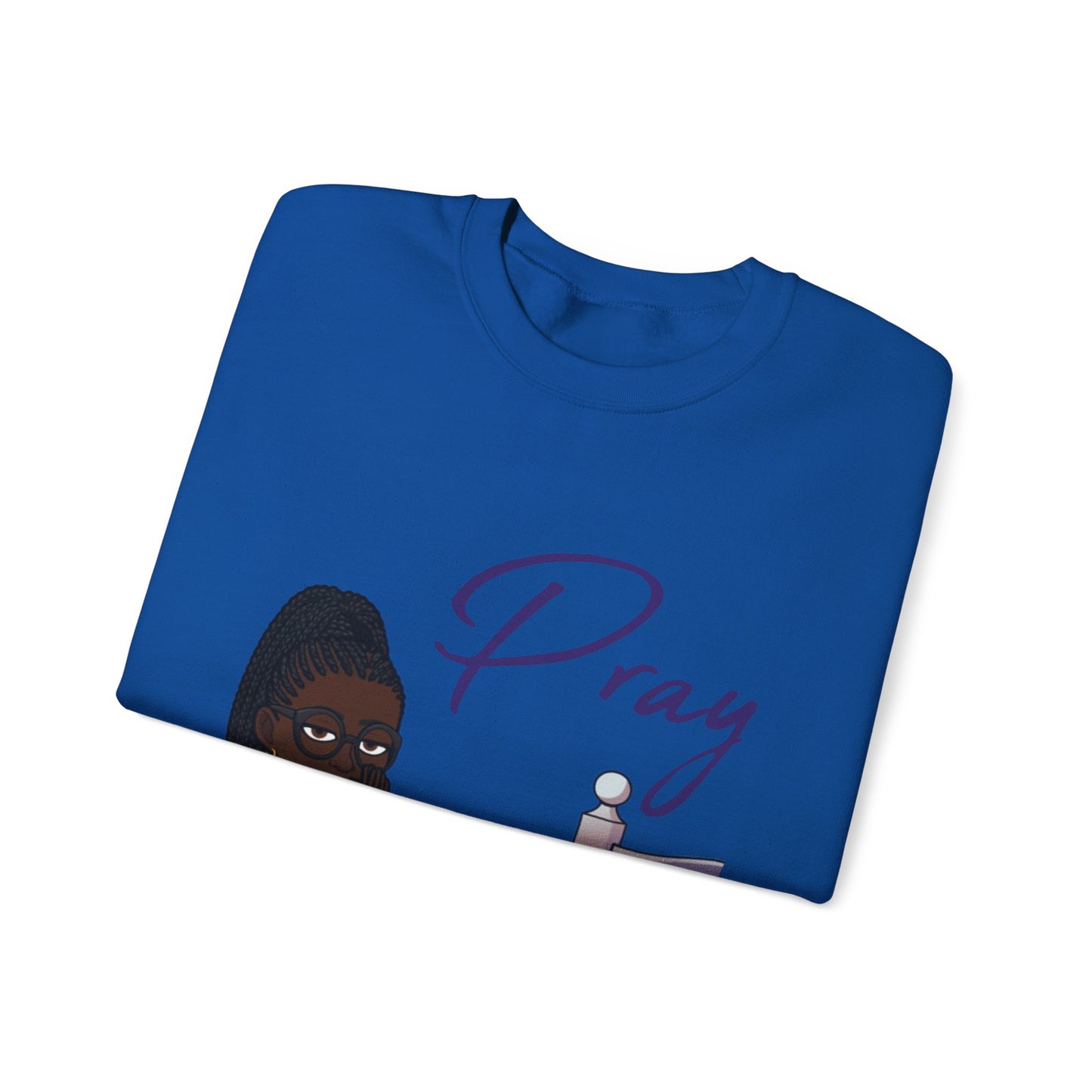 Pray Women's Christian Bitmoji Sweatshirt, Christian Gifts, Christian Back To School Gifts, Trendy Christian Apparel
