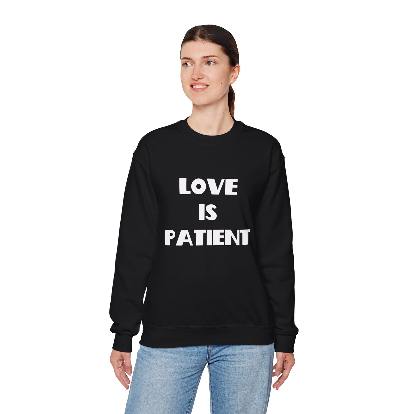 Love is Patient Christian Sweatshirt, Christian Gifts, Christian Back To School Gifts, Church Outfits