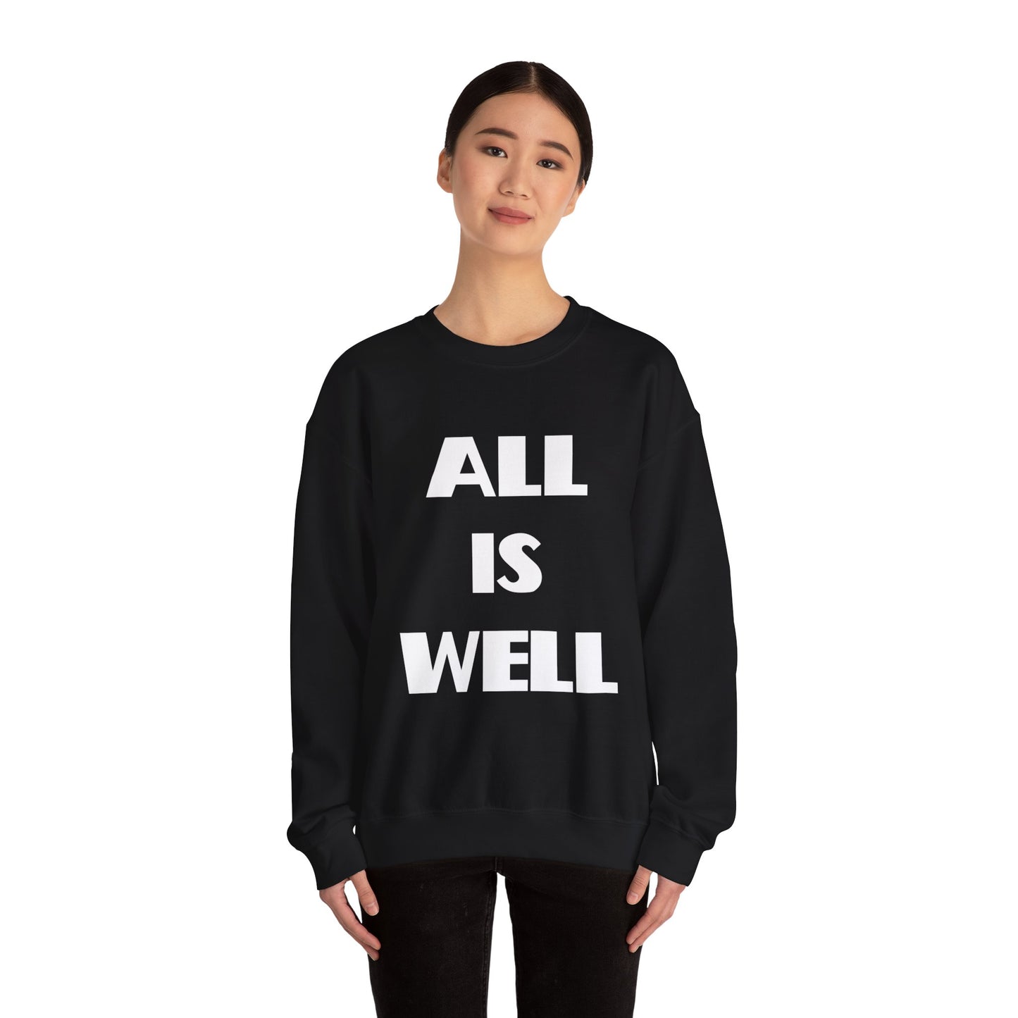 All Is Well Christian Sweatshirt, Christian Gifts, Christian Back To School Gifts, Church Outfits