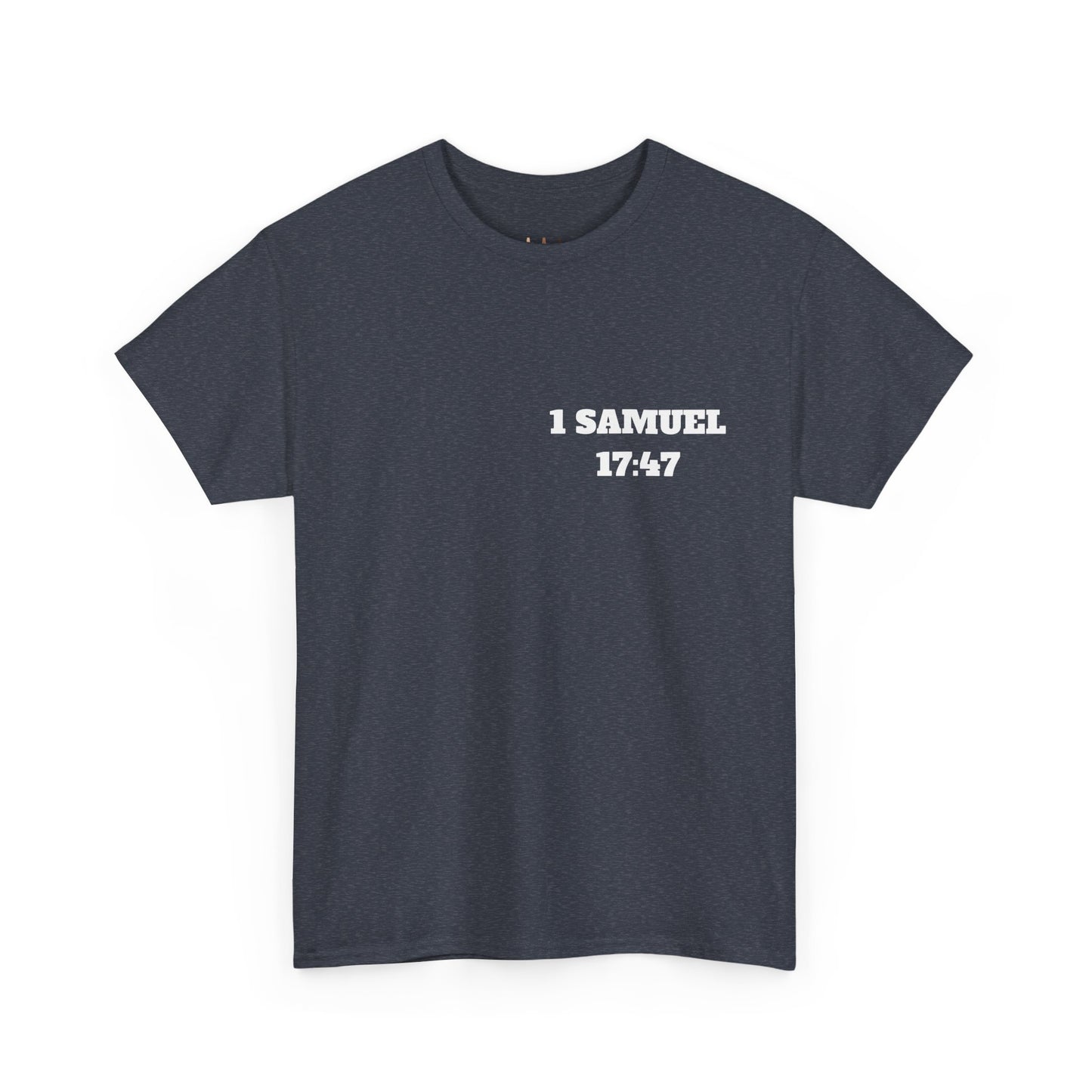 1 Samuel 17:47 Christian T-Shirt, Christian Gifts, Christian Back To School Gifts, Trendy Christian Apparel