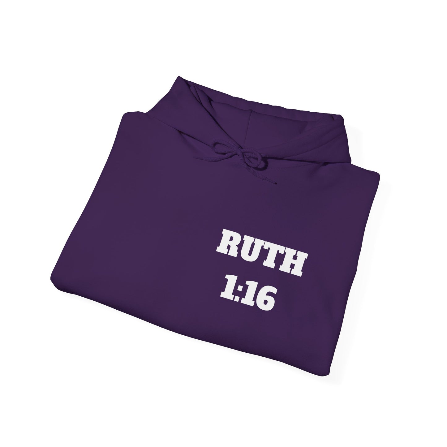 Ruth 1:16 Christian Hoodie, Christian Gifts, Christian Back To School Gifts, Trendy Christian Apparel