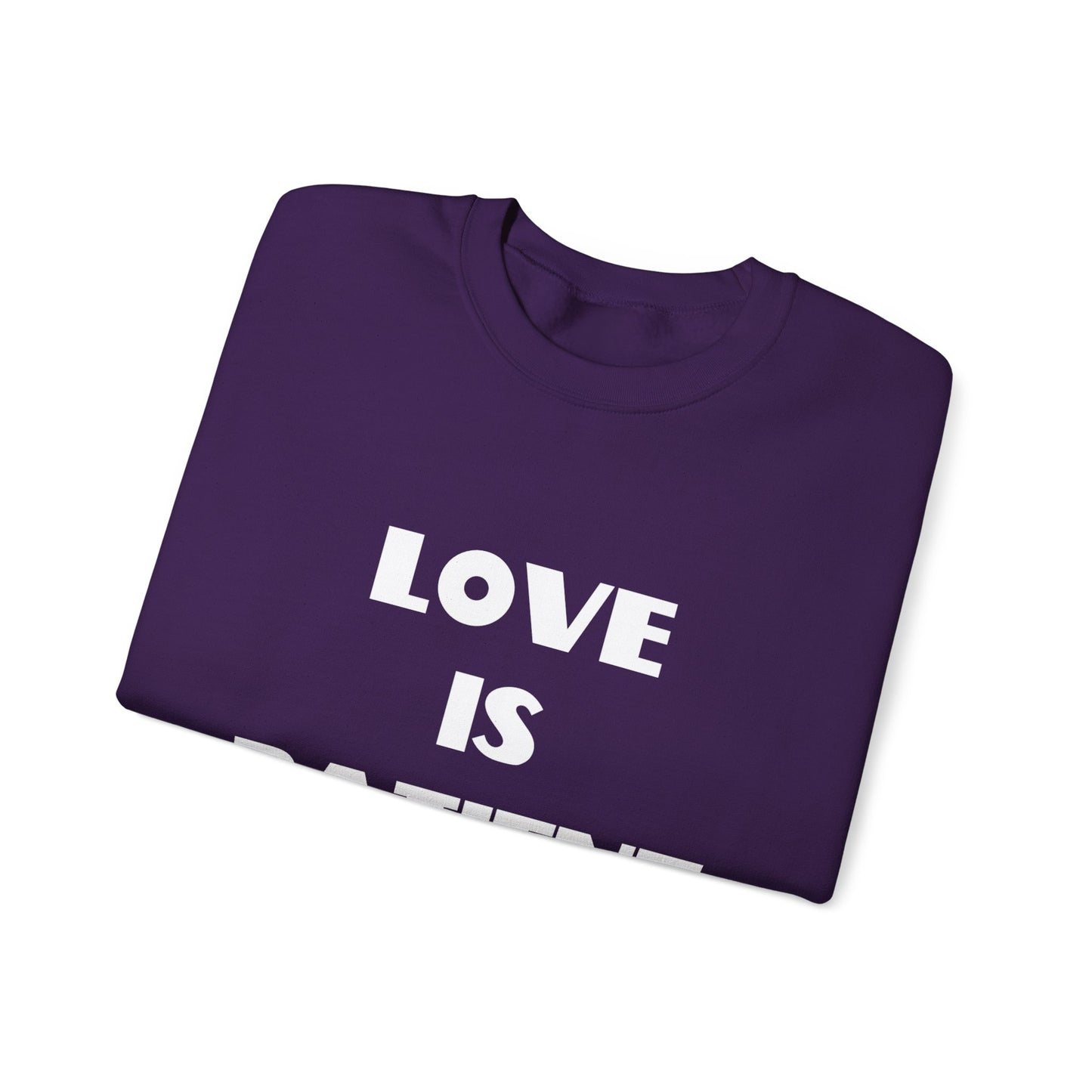 Love is Patient Christian Sweatshirt, Christian Gifts, Christian Back To School Gifts, Church Outfits