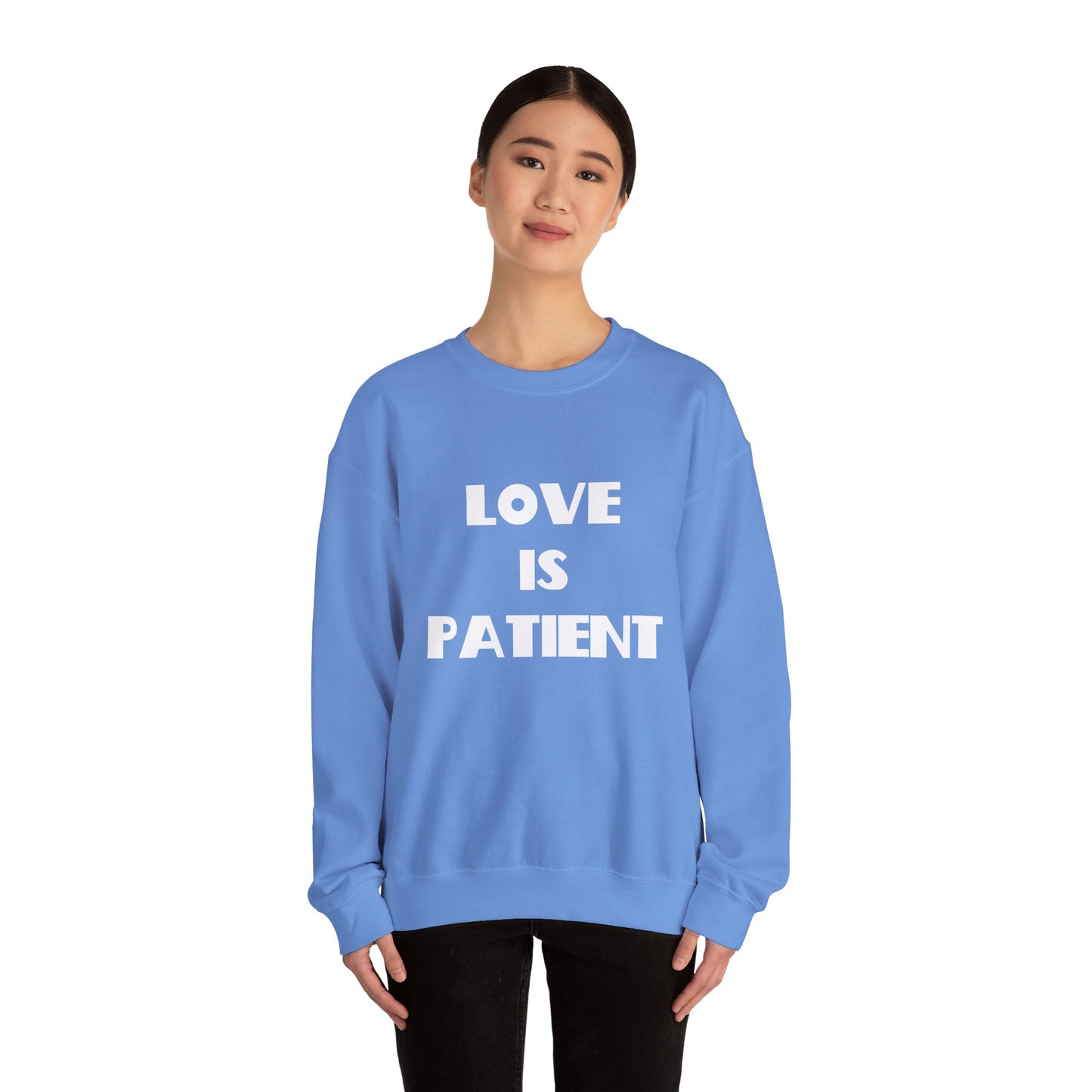 Love is Patient Christian Sweatshirt, Christian Gifts, Christian Back To School Gifts, Church Outfits