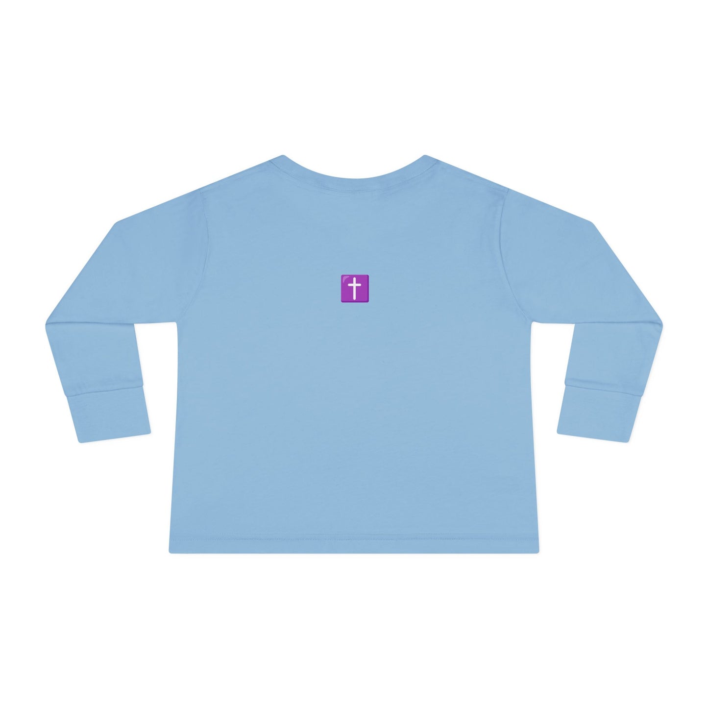 Pray Hands Emoji Christian Toddler Long Sleeve Shirt, Toddler Girl Longsleeve Shirt, Toddler Easter Shirt, Easter Gifts, Toddler Gifts, Pray