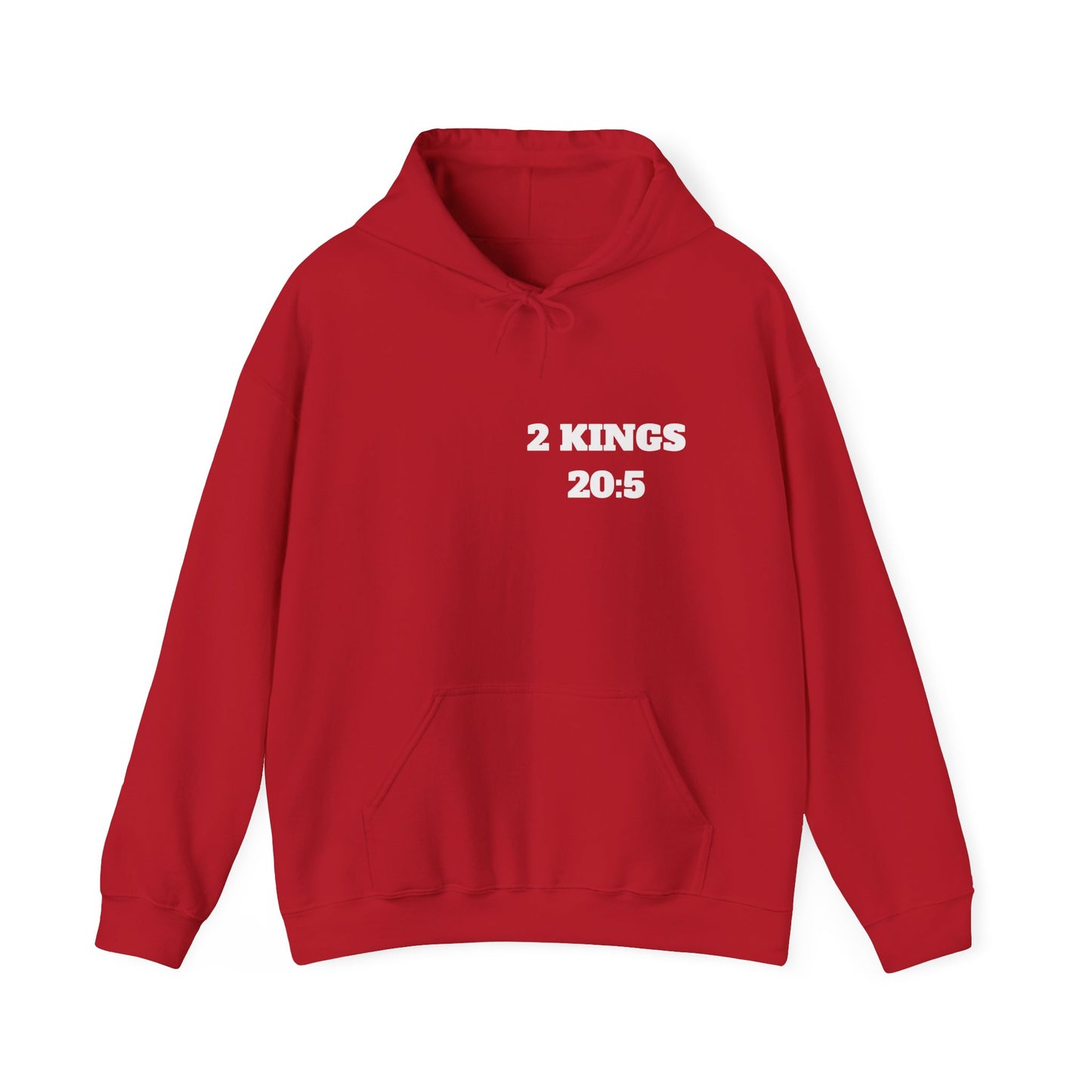 2 Kings 20:5 Christian Hoodie, Christian Gifts, Christian Back To School Gifts, Trendy Christian Apparel