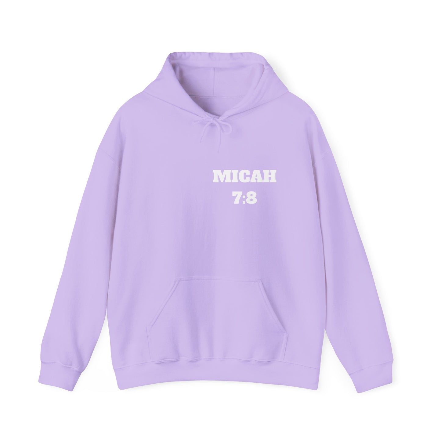 Micah 7:8 Christian Hoodie, Christian Gifts, Christian Back To School Gifts, Trendy Christian Apparel