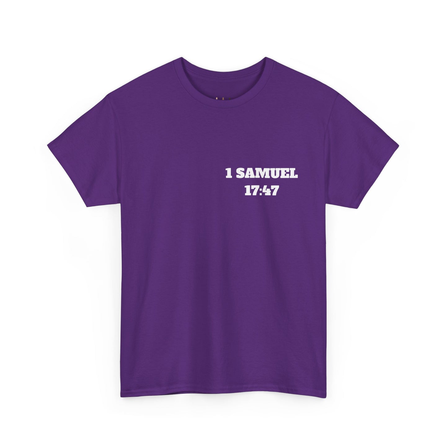 1 Samuel 17:47 Christian T-Shirt, Christian Gifts, Christian Back To School Gifts, Trendy Christian Apparel