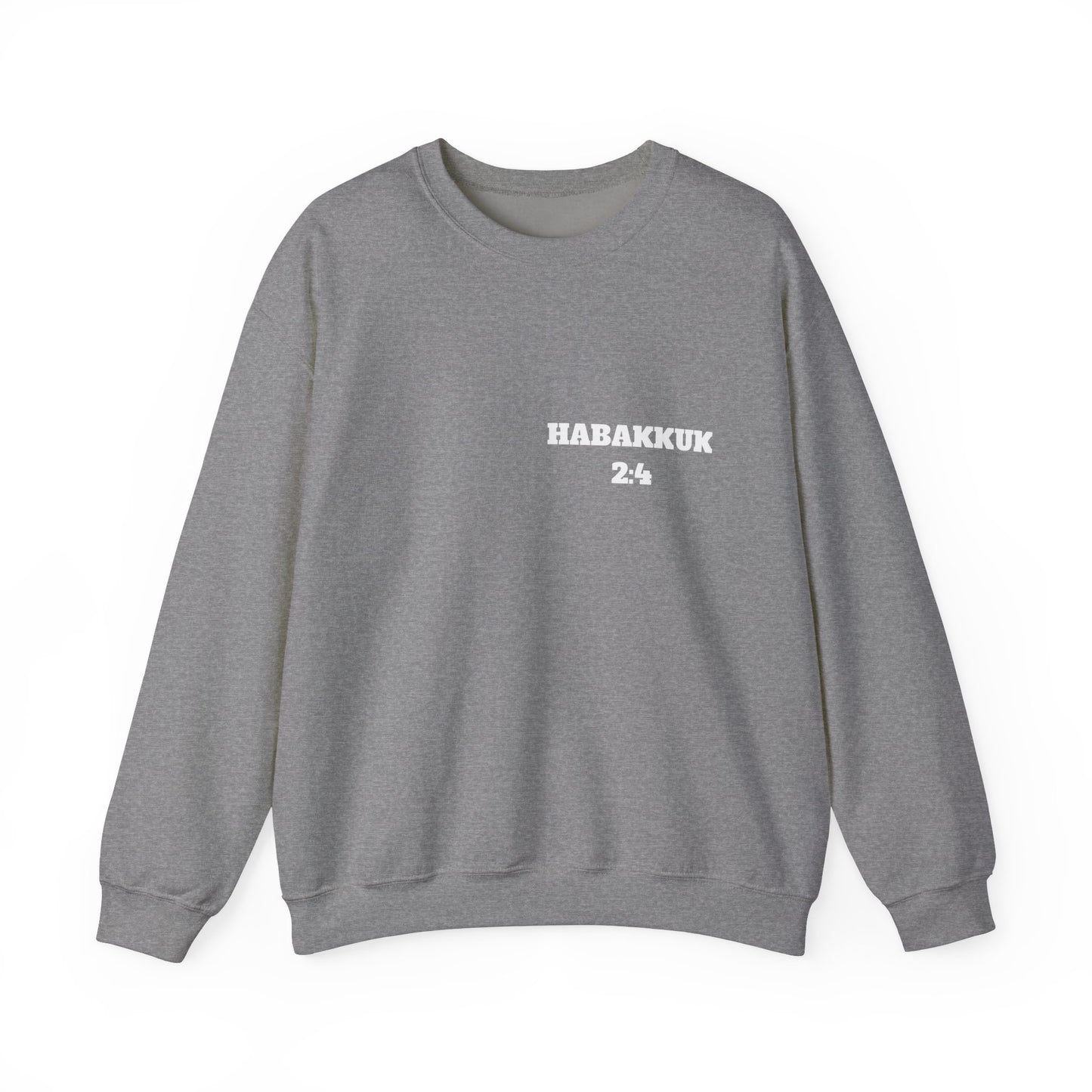 Habakkuk 2:4 Christian Sweatshirt, Christian Gifts, Christian Back To School Gifts, Church Outfits