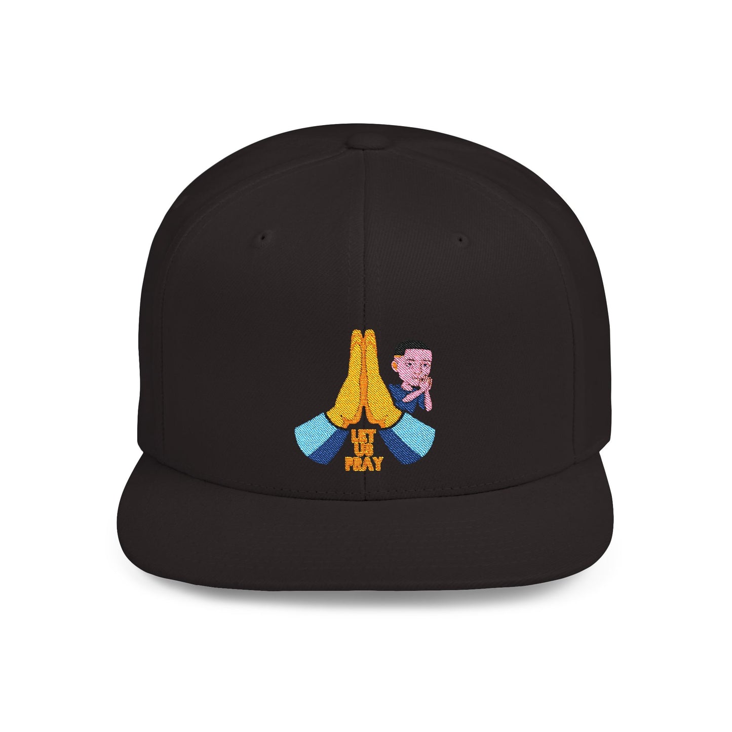 Copy of Let Us Pray Snapback | Christian Snapback | Positive Clothing |