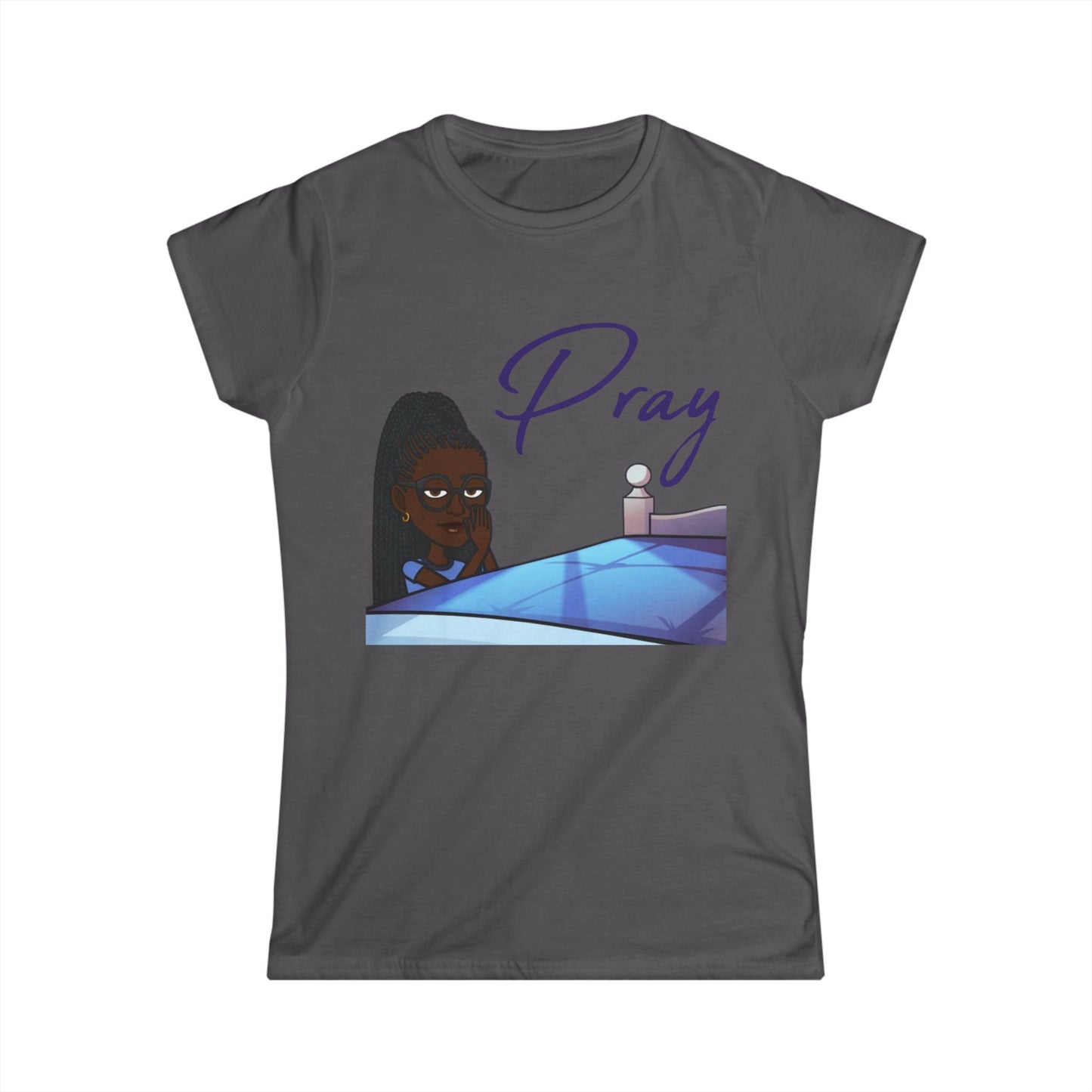 Praying Bitmoji Christian Women's TShirt, Women's Easter TShirt, Easter Gifts, Women's Easter Gifts, Christian Women's Clothing, Pray TShirt