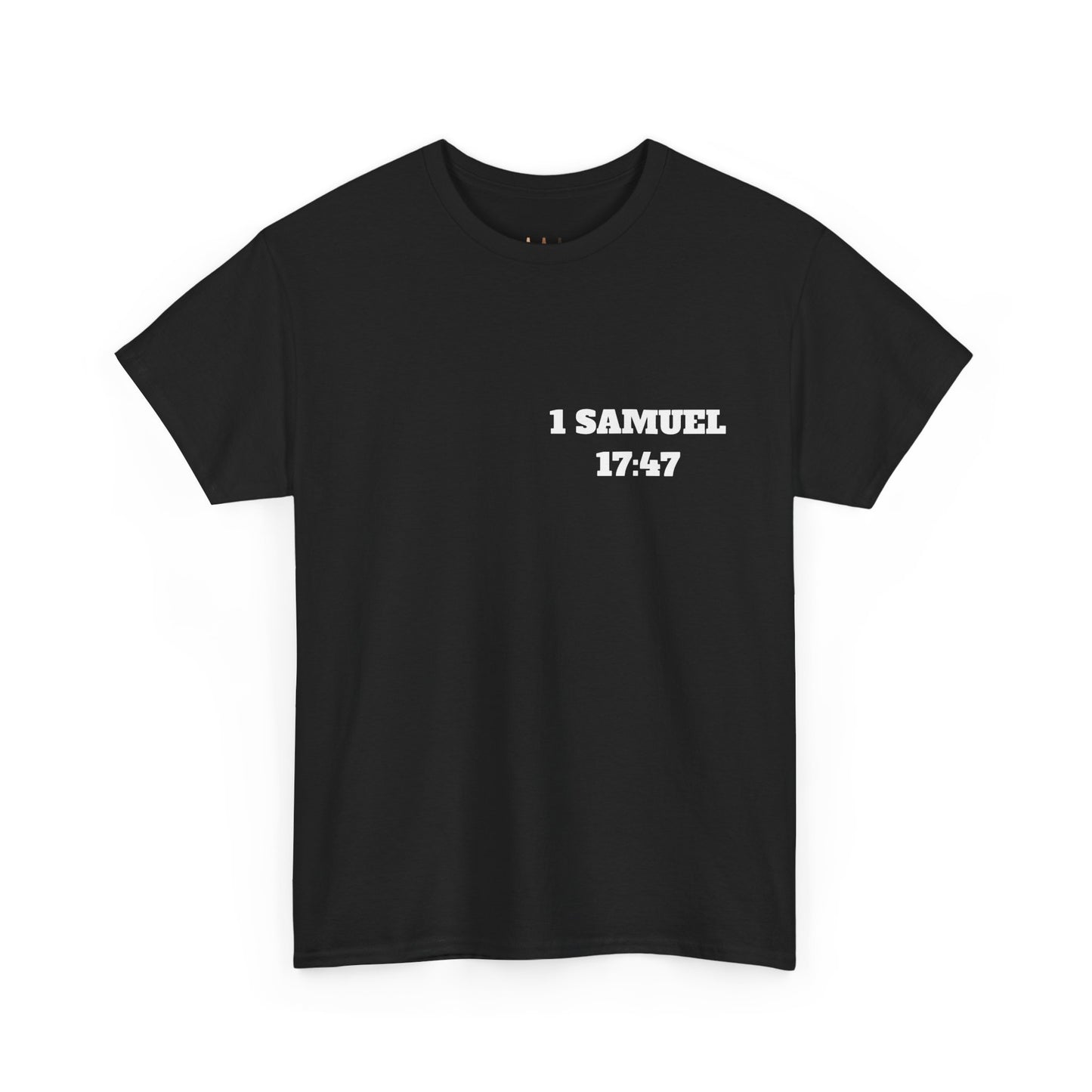 1 Samuel 17:47 Christian T-Shirt, Christian Gifts, Christian Back To School Gifts, Trendy Christian Apparel