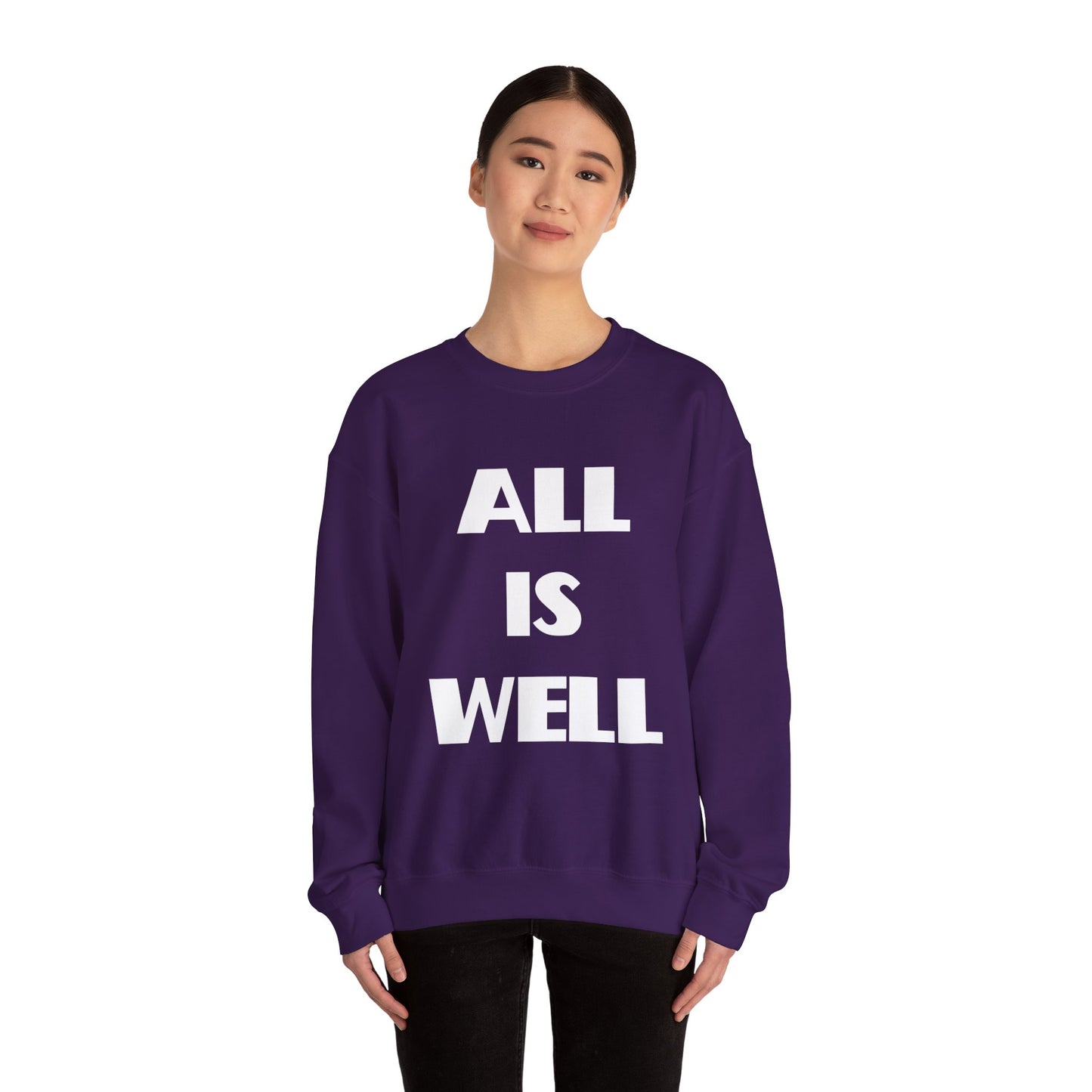 All Is Well Christian Sweatshirt, Christian Gifts, Christian Back To School Gifts, Church Outfits