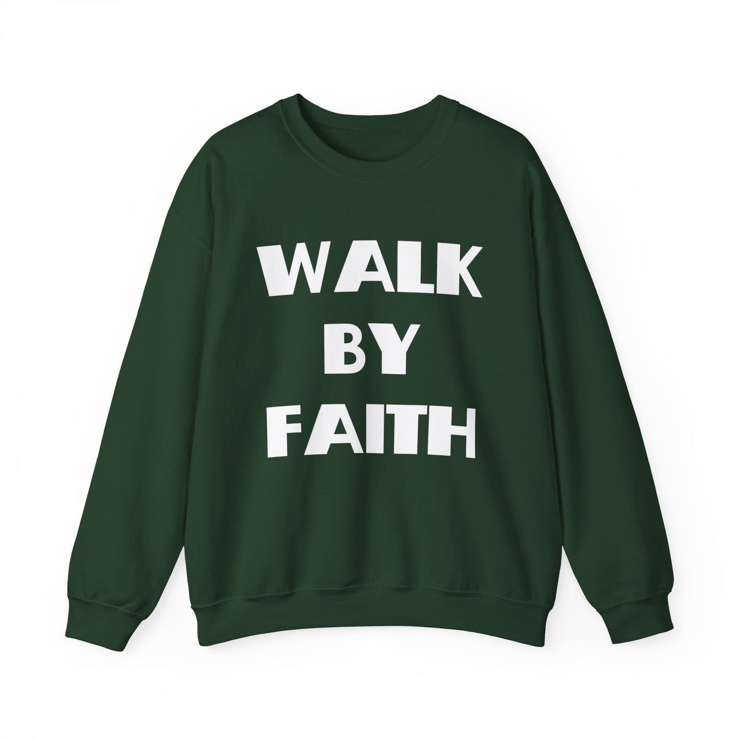 Walk By Faith Christian Sweatshirt, Christian Gifts, Christian Back To School Gifts, Trendy Christian Apparel