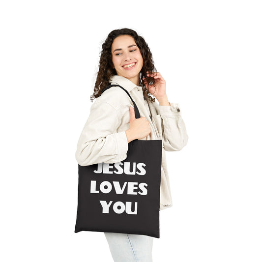 Jesus Loves You / Thank You Jesus Christian Tote Bag