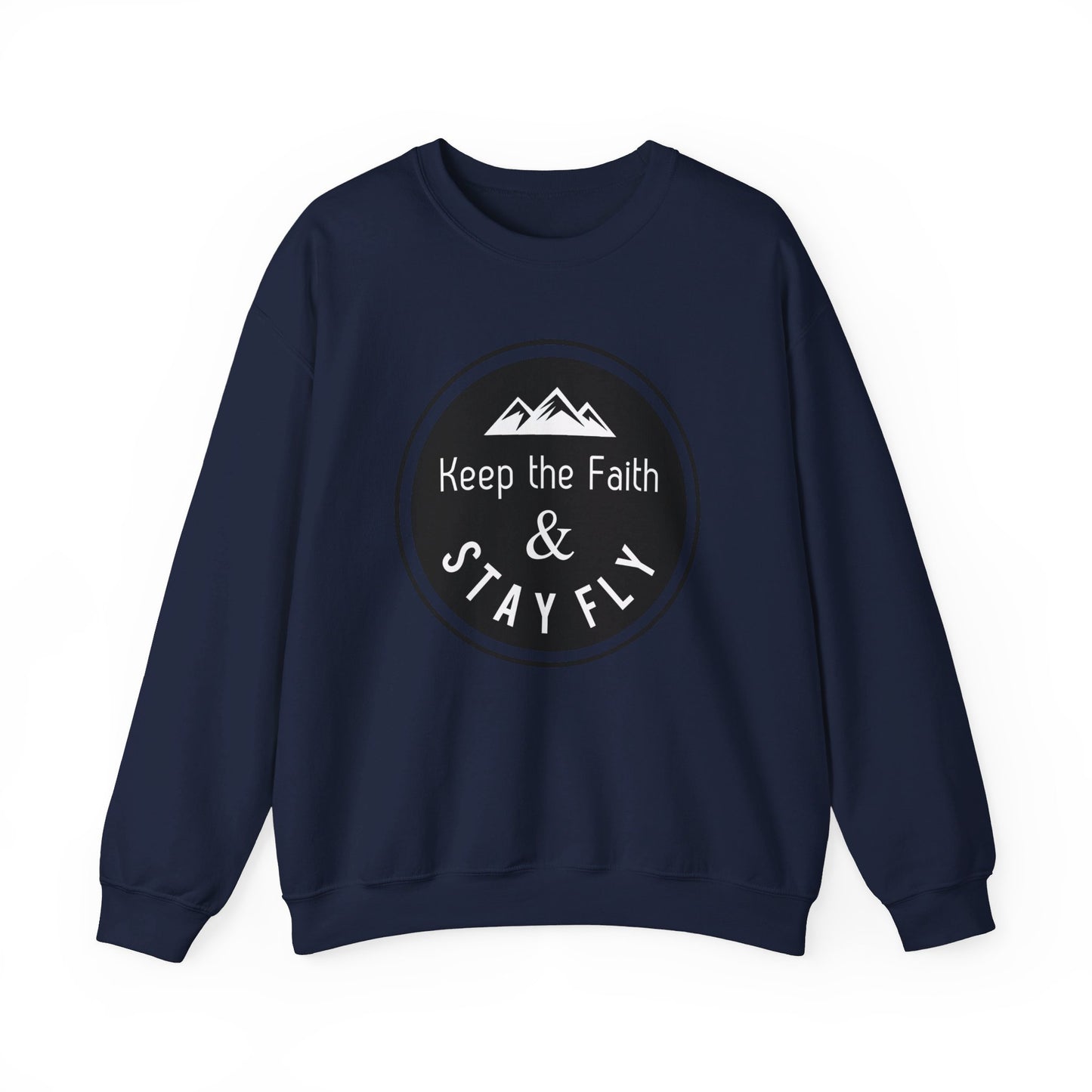 Keep The Faith & Stay Fly Christian Clothing, Christian Shirts, Christian Sweatshirt, Christian Hoodie, Top Religious Shirts, Bible Shirts
