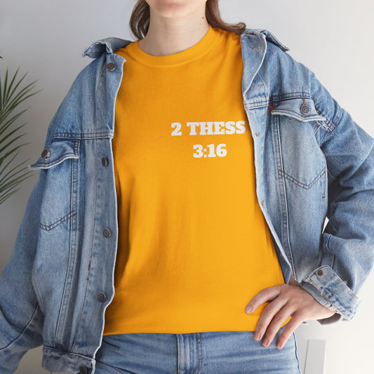 Copy of 2 Thessalonians 3:16 Bible Verse Shirt, Faith Based Clothing, Church Shirts, Christian Apparel, Trendy Christian Clothing