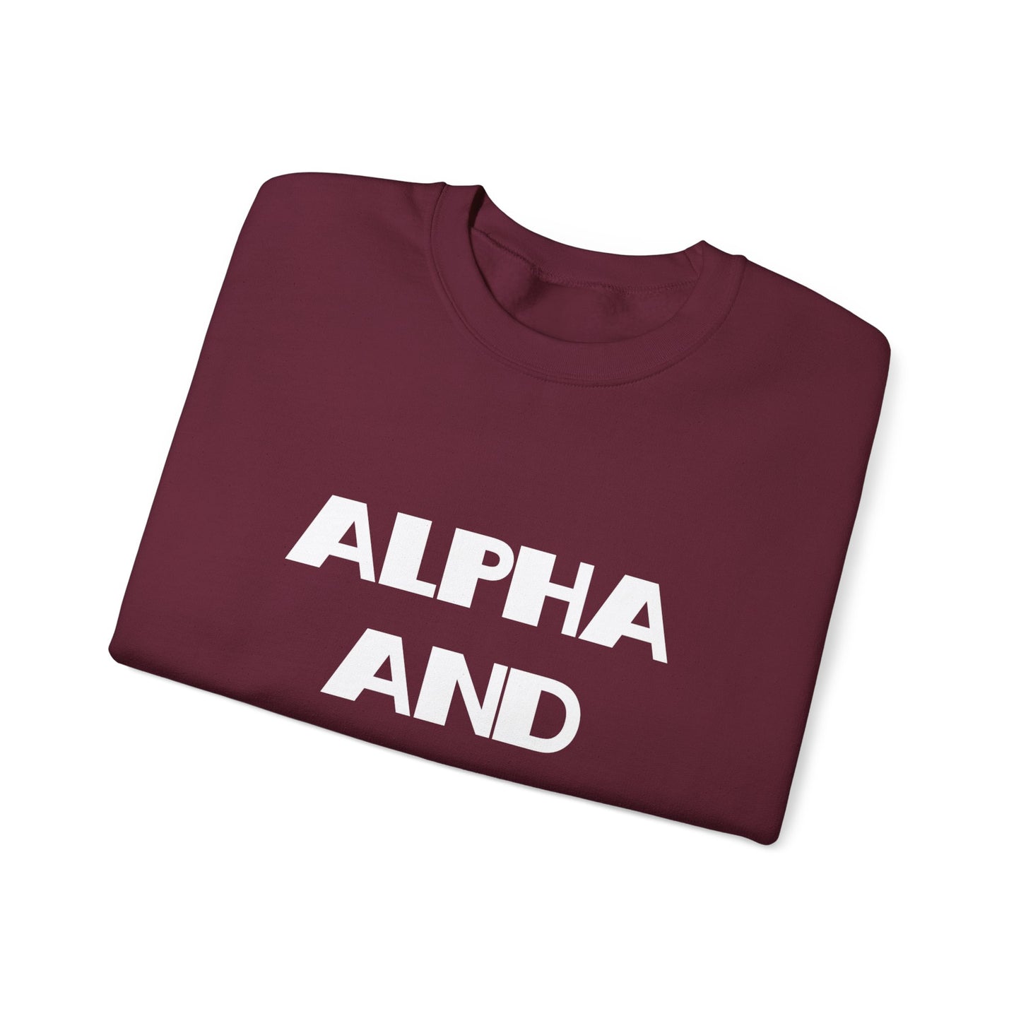 Alpha and Omega Christian Sweatshirt - Christian Gifts, Trendy Christian Apparel, Christian Clothing