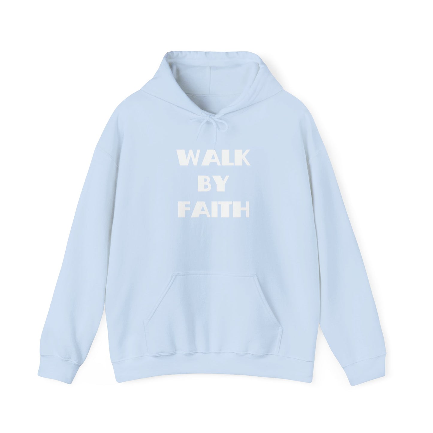 Walk By Faith Hoodie – Inspirational Christian Hoodie