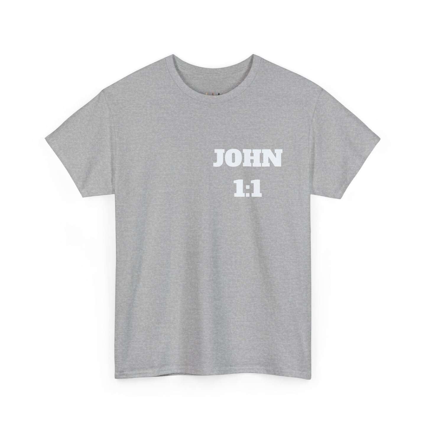John 1:1 Bible Verse Shirt, Faith Based Clothing, Church Shirts, Christian Apparel, Trendy Christian Clothing