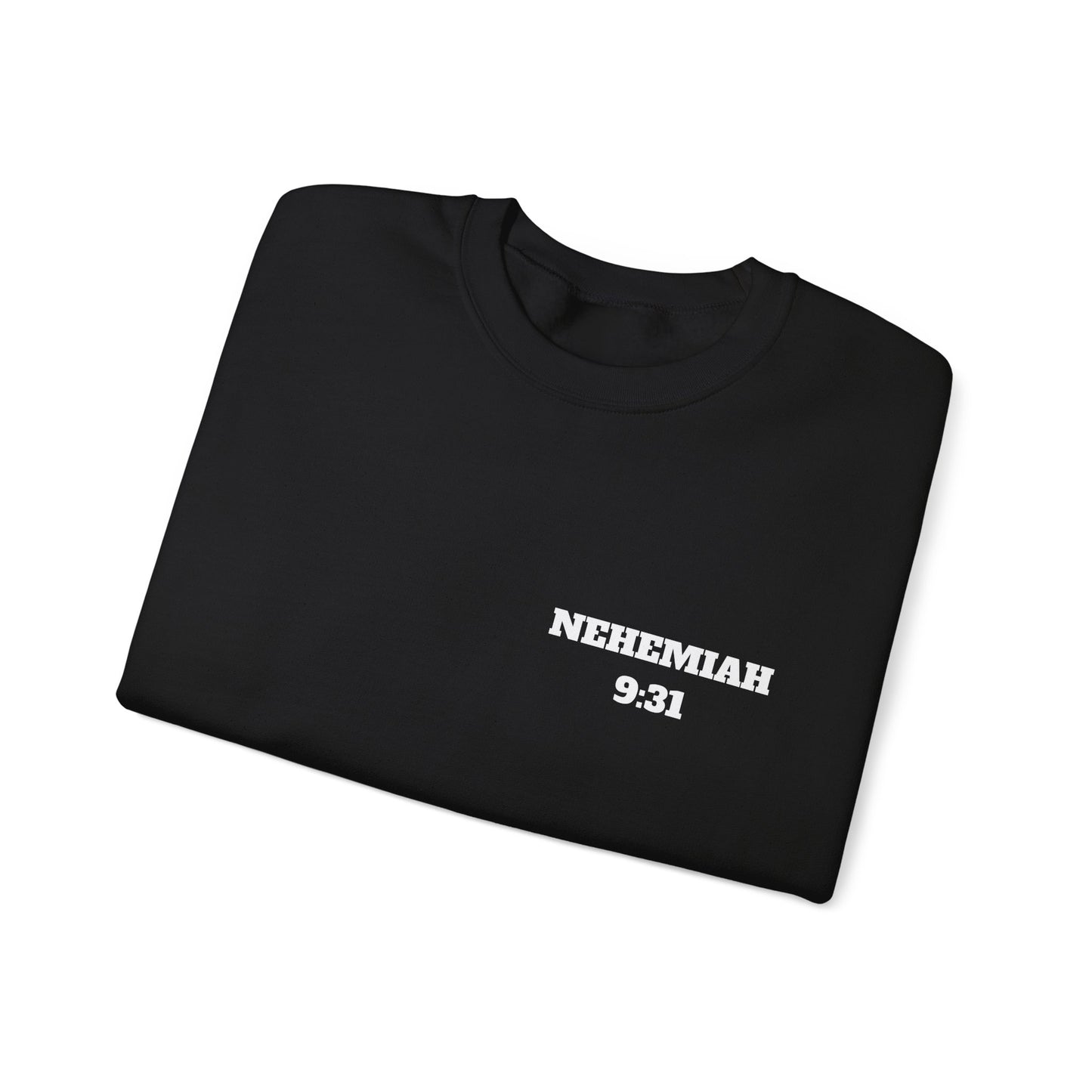Nehemiah 9:31 Christian Sweatshirt, Christian Gifts, Christian Back To School Gifts, Church Outfits