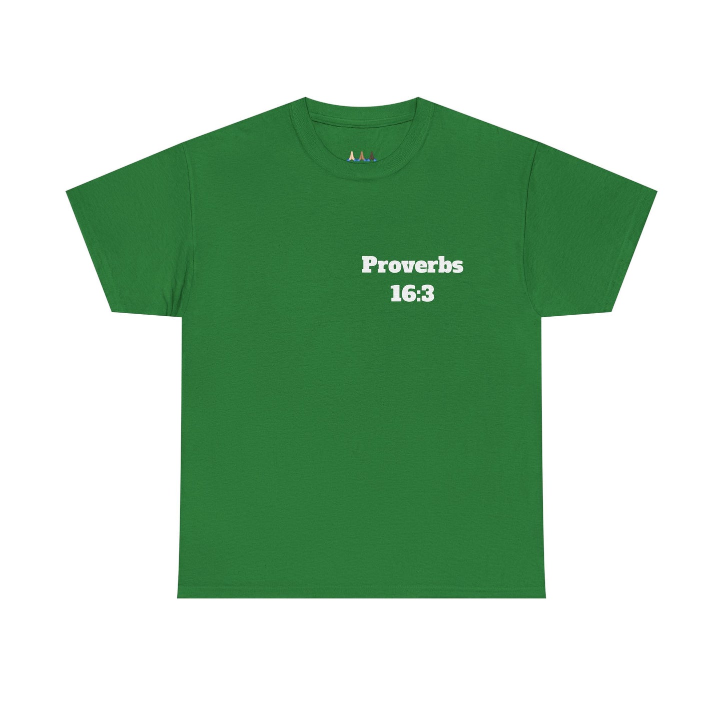 Proverbs 16:3 Christian T-Shirt, Christian Gifts, Christian Back To School Gifts, Trendy Christian Apparel