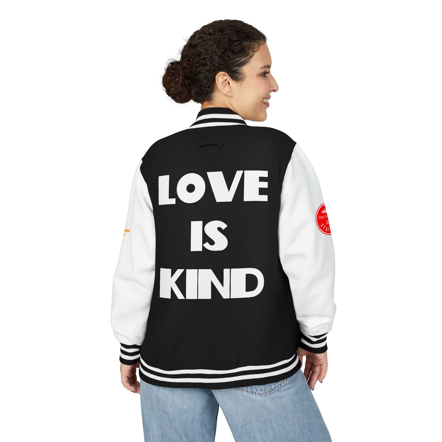 Love Is Kind Letterman Jacket, Christian Letterman Jacket, Christian Streetwear