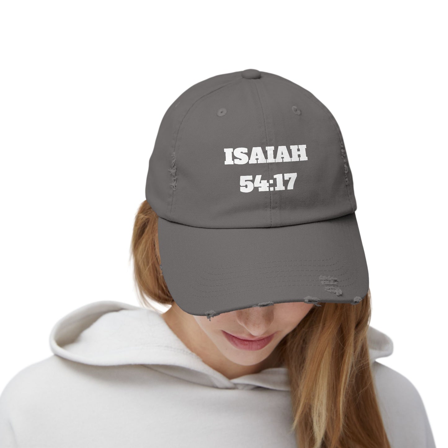 Isaiah 54:17 Christian Dad Hat, Christian Caps, Church Hats For Women, Mens Christian Hats, Spring Clothing, Christian Gifts, Distressed Cap
