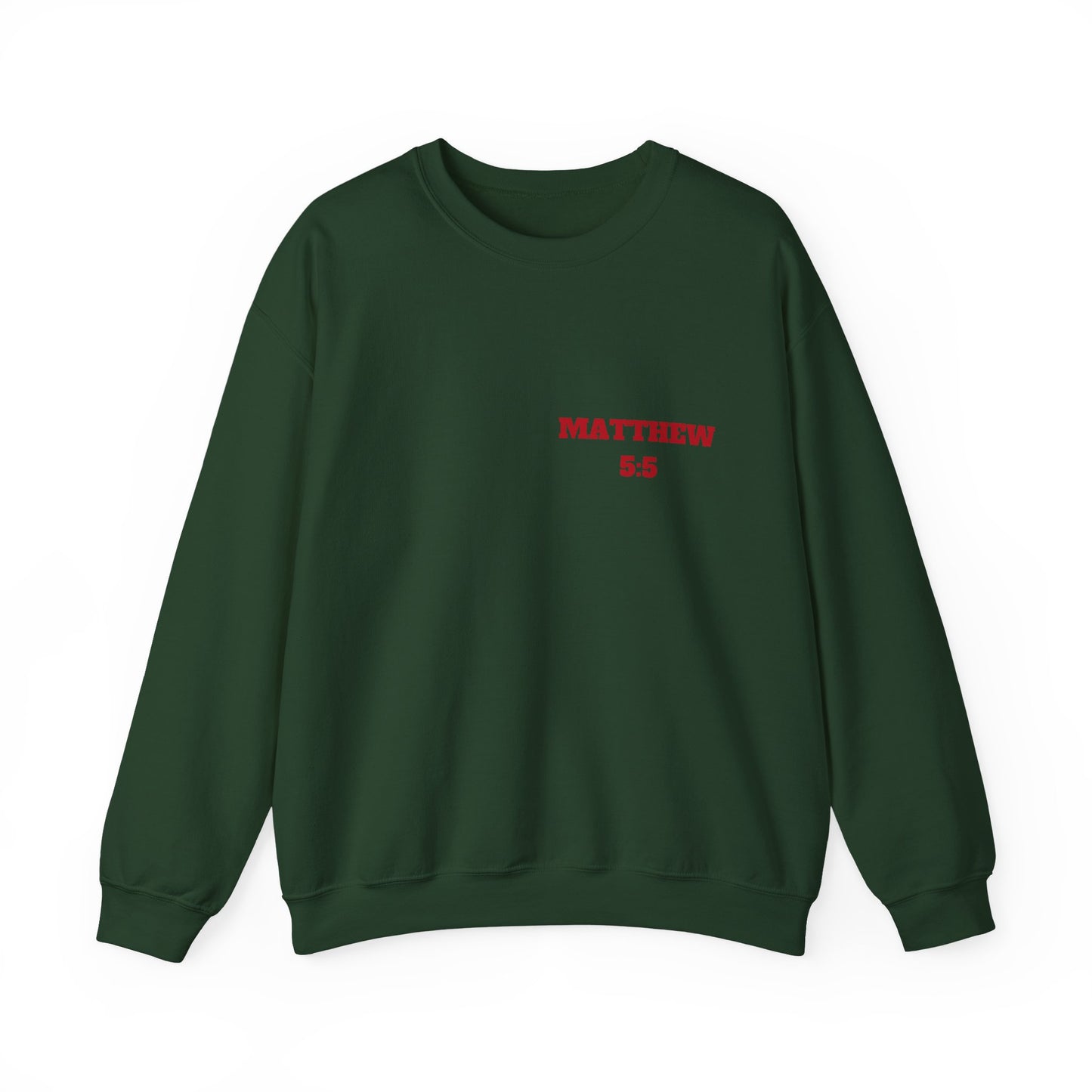Matthew 5:5 Christian Sweatshirt, Christian Tee Shirts, Faith T-Shirts, Bible Verse T-Shirts, Christian Tees With Scripture
