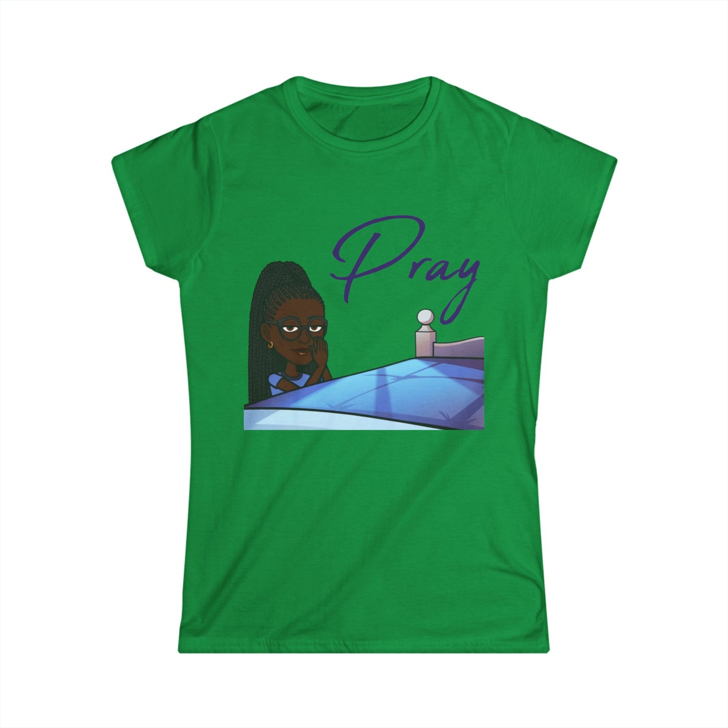 Praying Bitmoji Christian Women's TShirt, Women's Easter TShirt, Easter Gifts, Women's Easter Gifts, Christian Women's Clothing, Pray TShirt