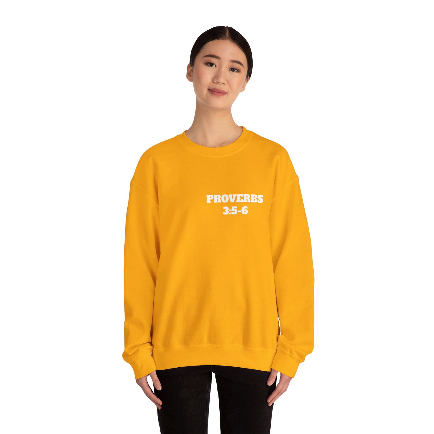 Proverbs 3:5-6 - Christian Clothing, Christian Shirts, Christian Sweatshirt, Christian Hoodie, Top Religious Shirts, Easter, Bible Shirts