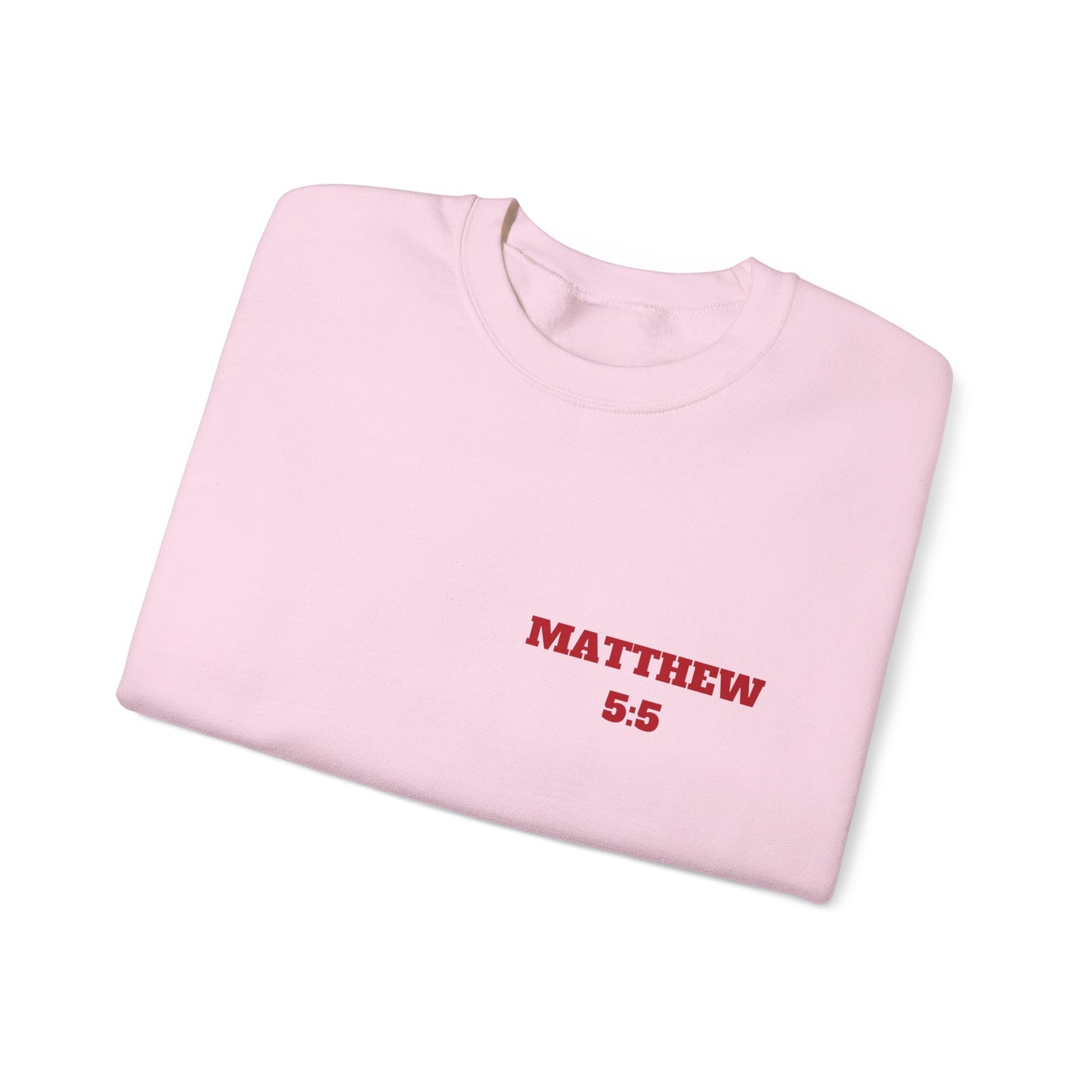 Matthew 5:5 Christian Sweatshirt, Christian Tee Shirts, Faith T-Shirts, Bible Verse T-Shirts, Christian Tees With Scripture